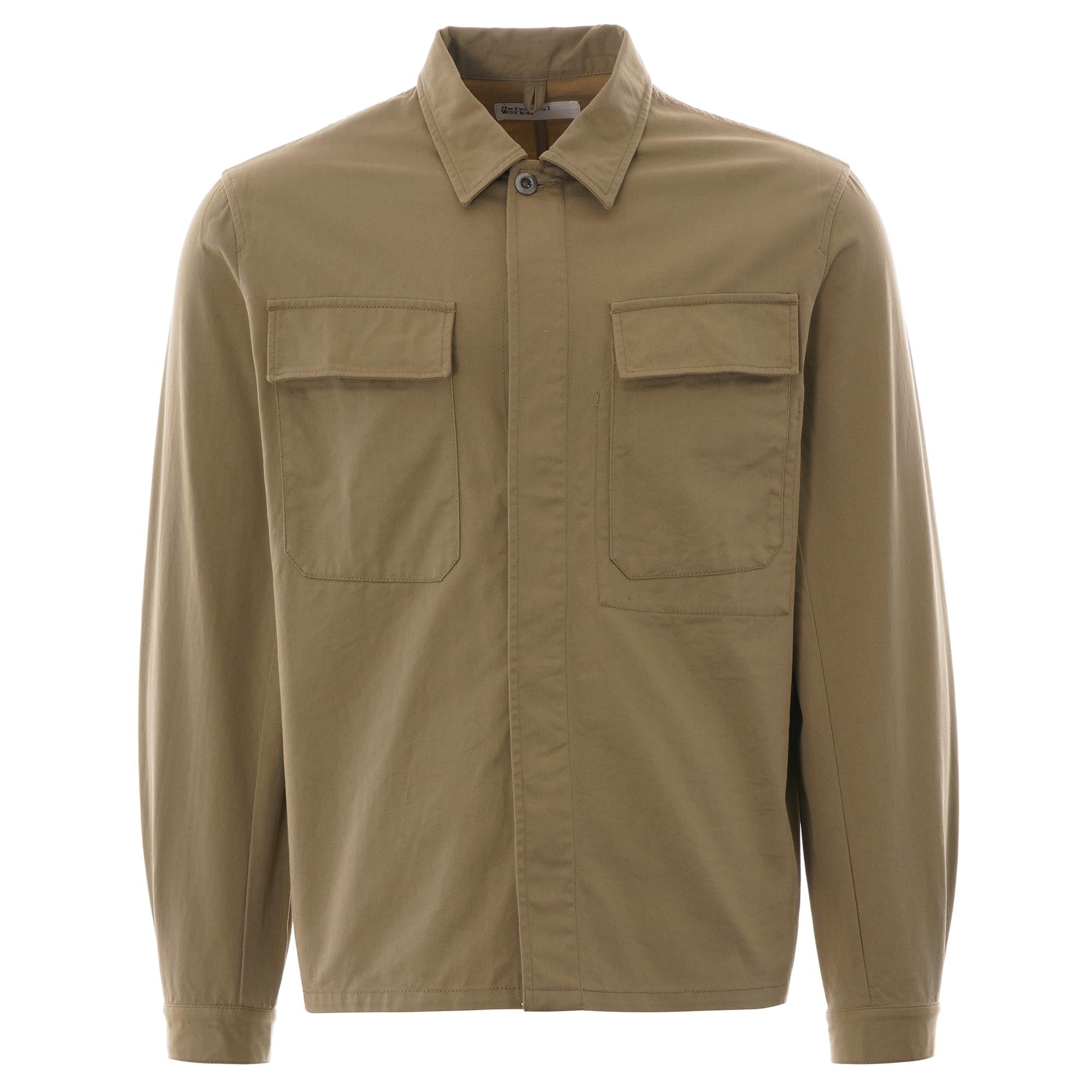 Universal Works Twill MW Chore Overshirt - Sand