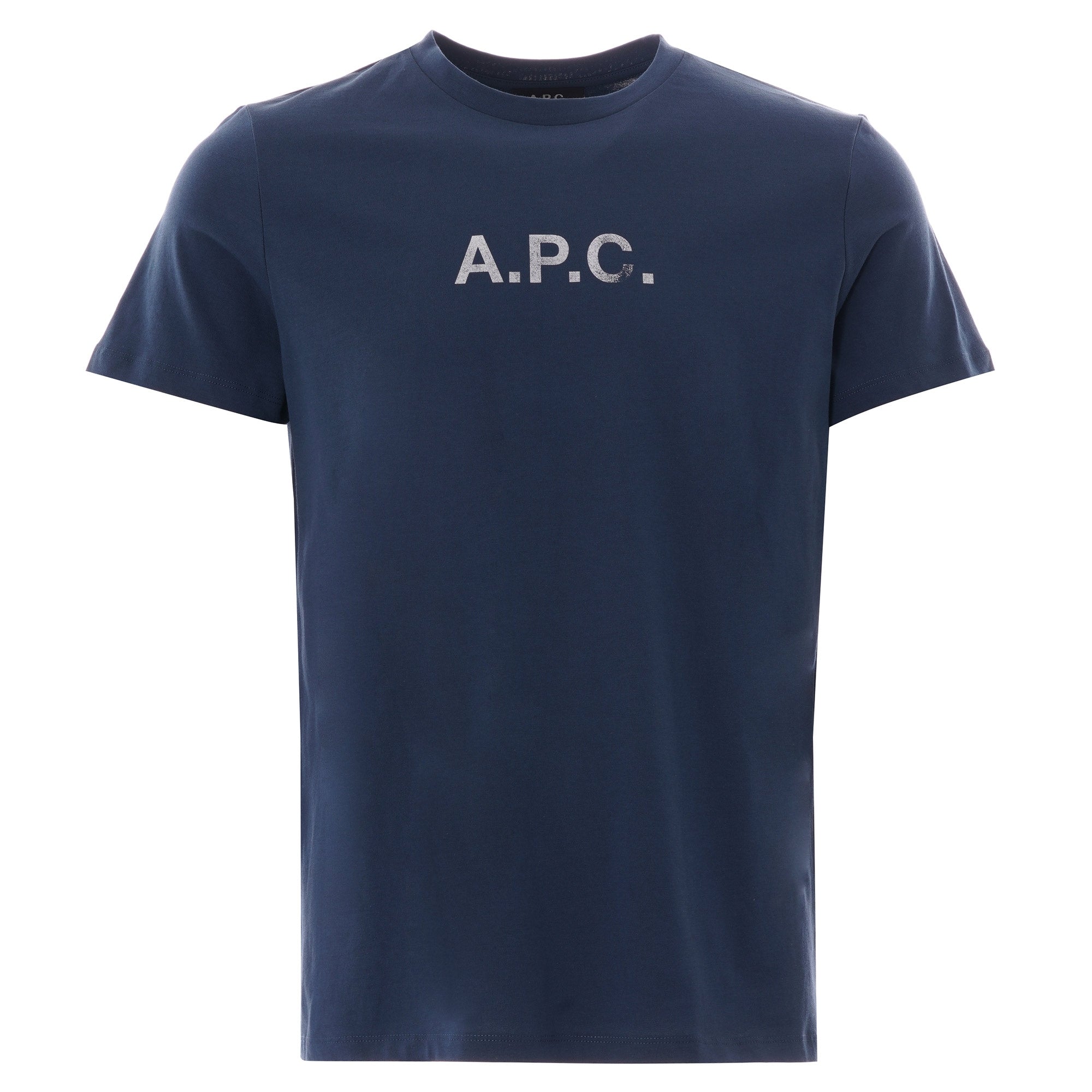 A.P.C. Stamp Logo Tee - Blue