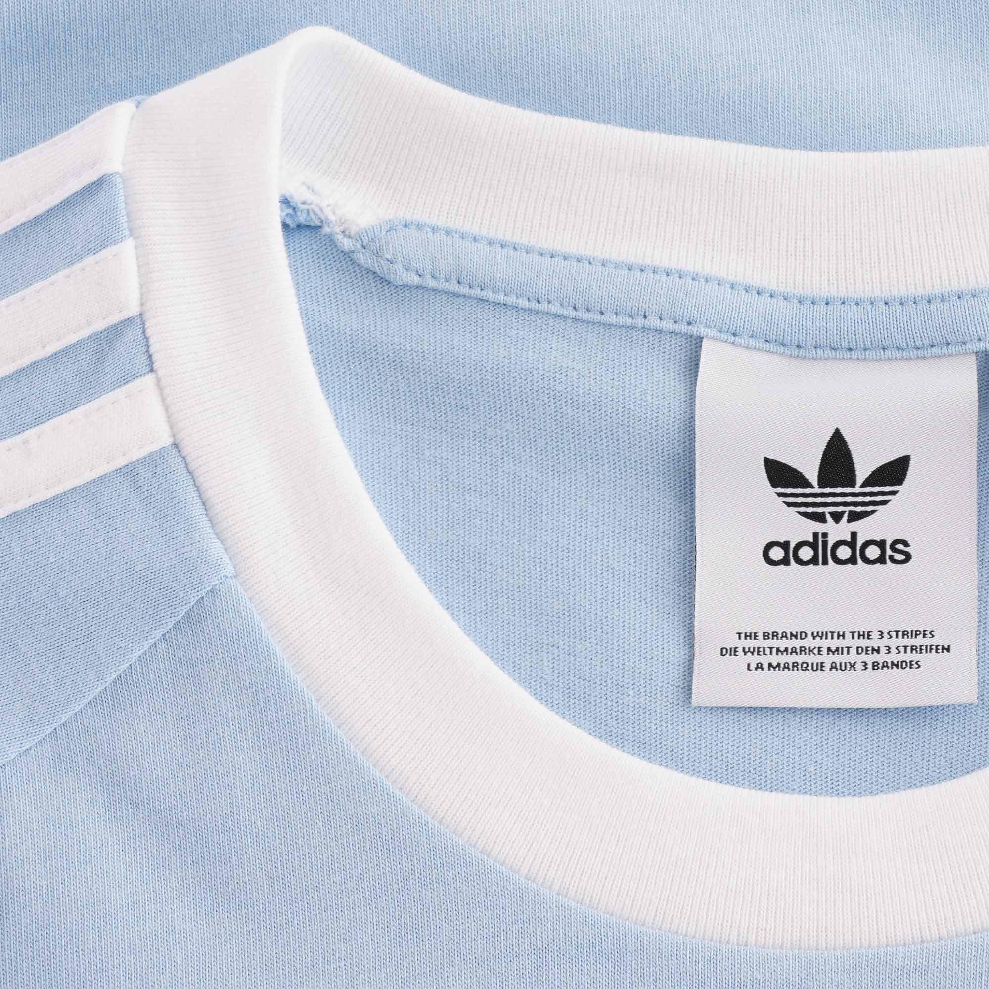 Adidas Originals 3-Stripes T-Shirt - Clear Sky