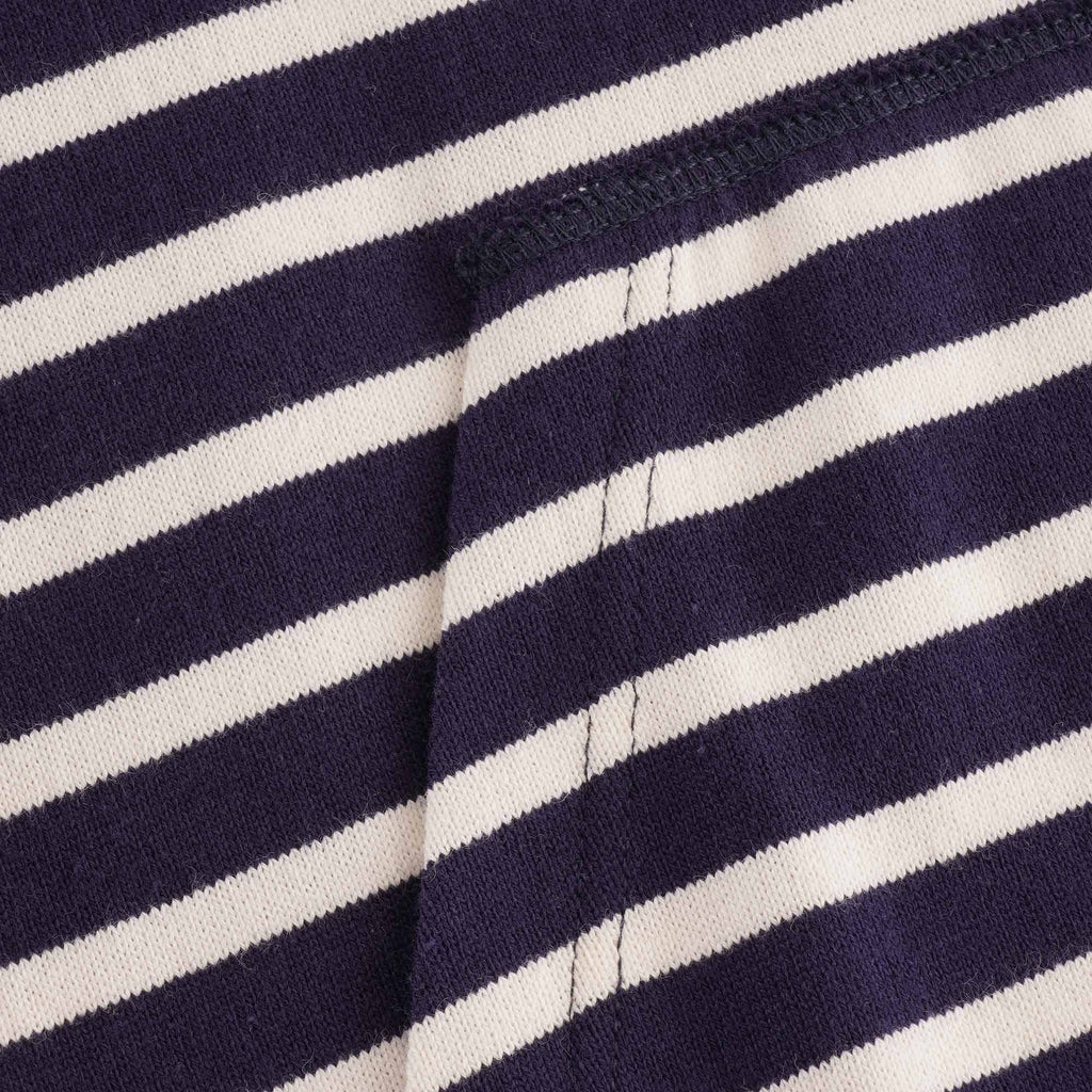 Armor Lux Turtle Neck Striped Sweat - Navy/Natural