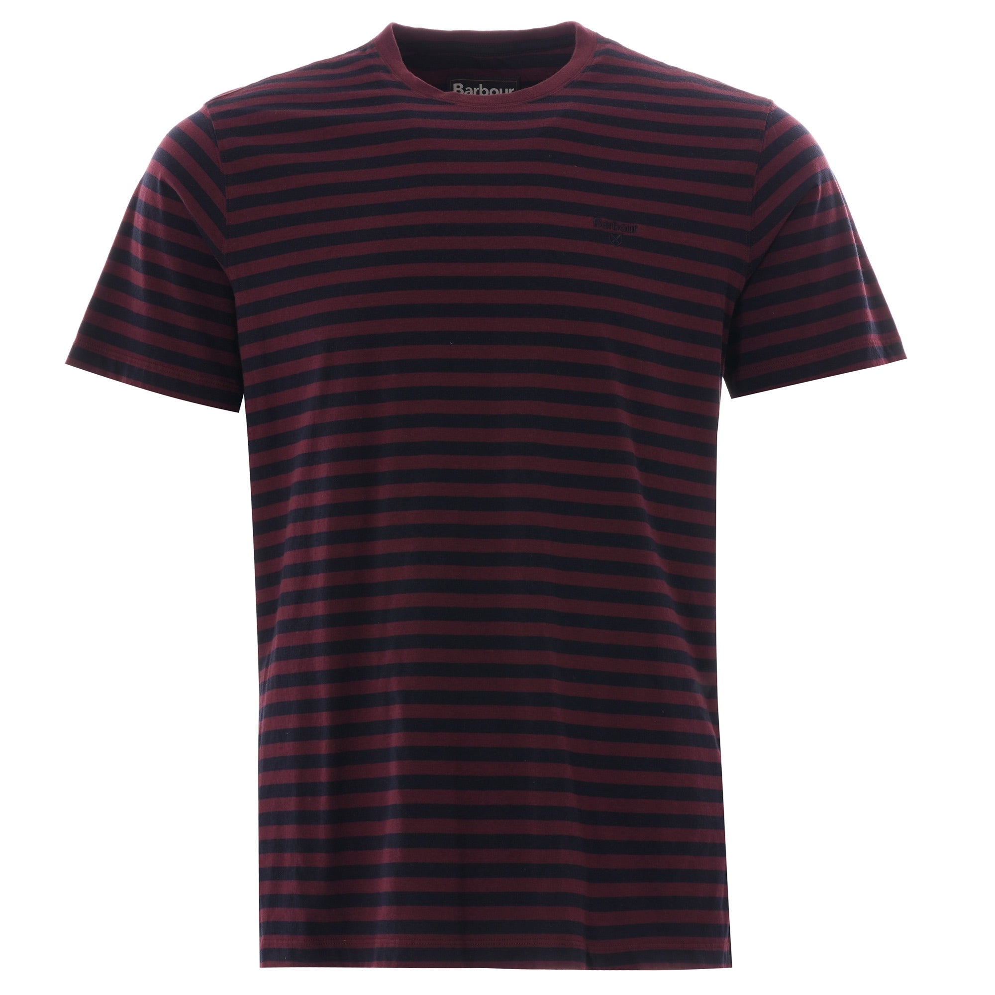 Barbour Delamere Striped T-Shirt - Ruby