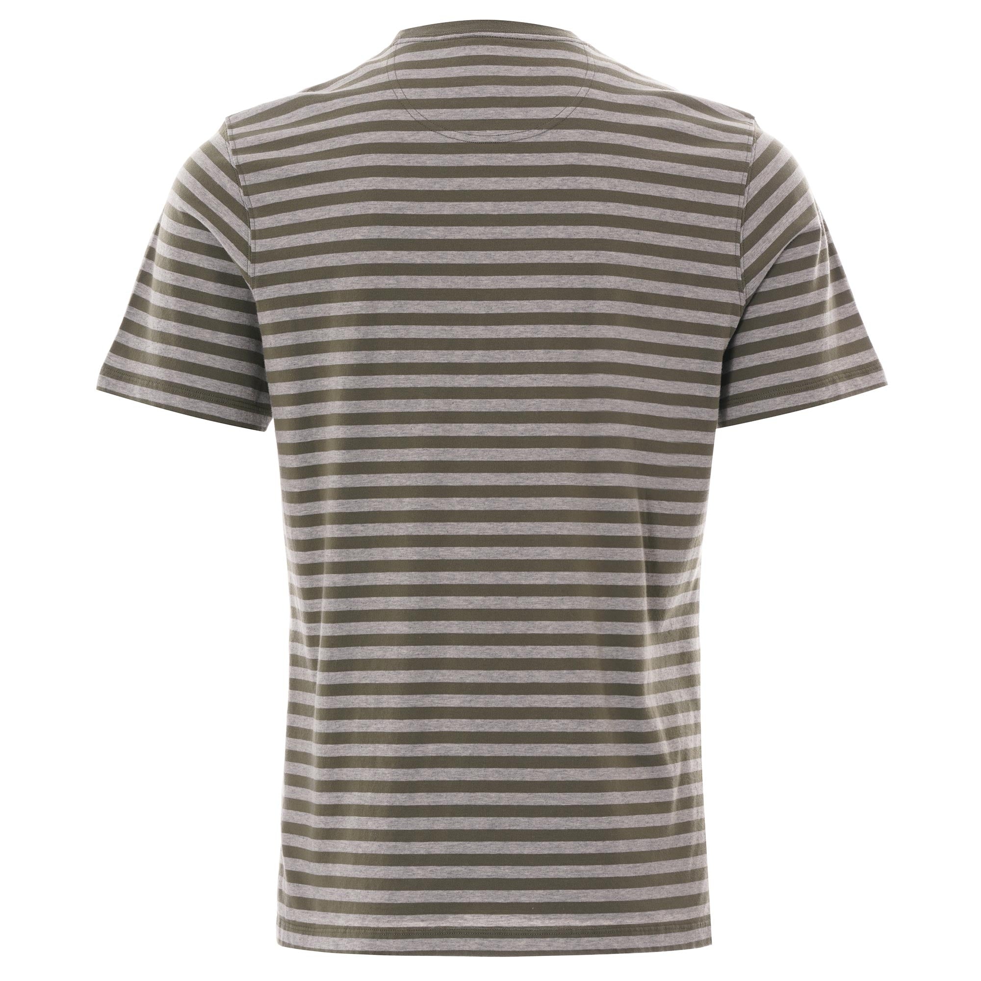 Barbour Delamere Striped T-Shirt - Olive