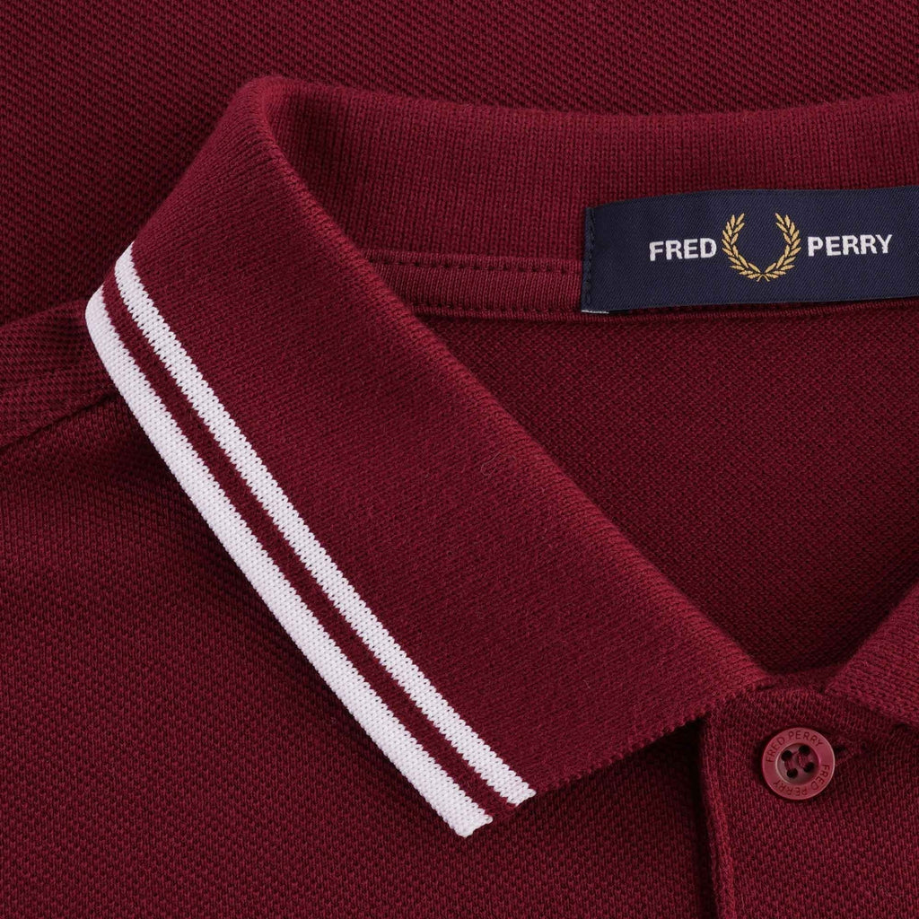 Fred Perry M3600 Twin Tipped Polo Shirt - Port