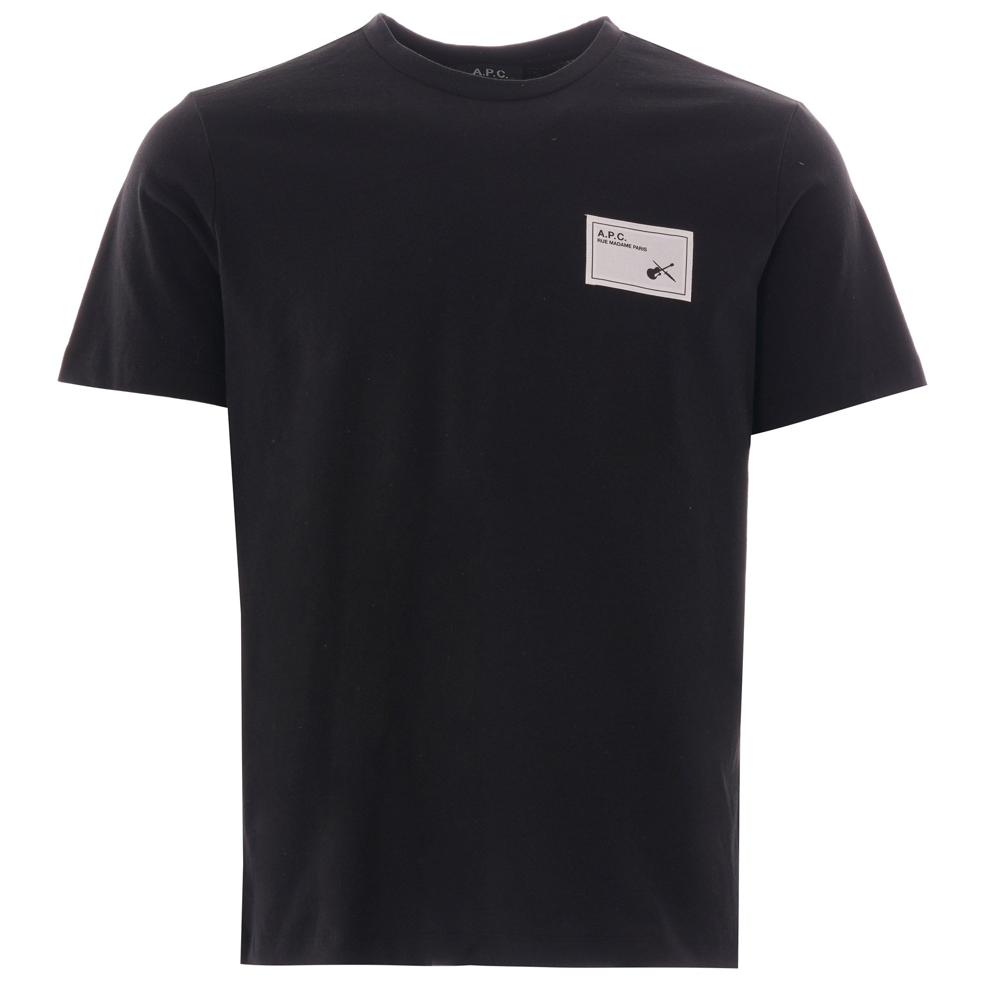 A.P.C. Patch Logo T-shirt - Black