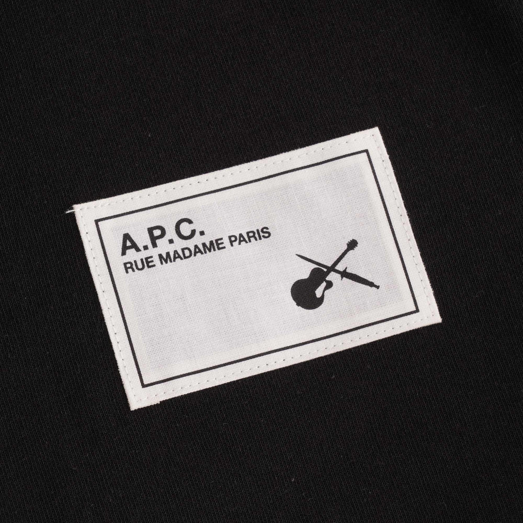 A.P.C. Patch Logo T-shirt - Black