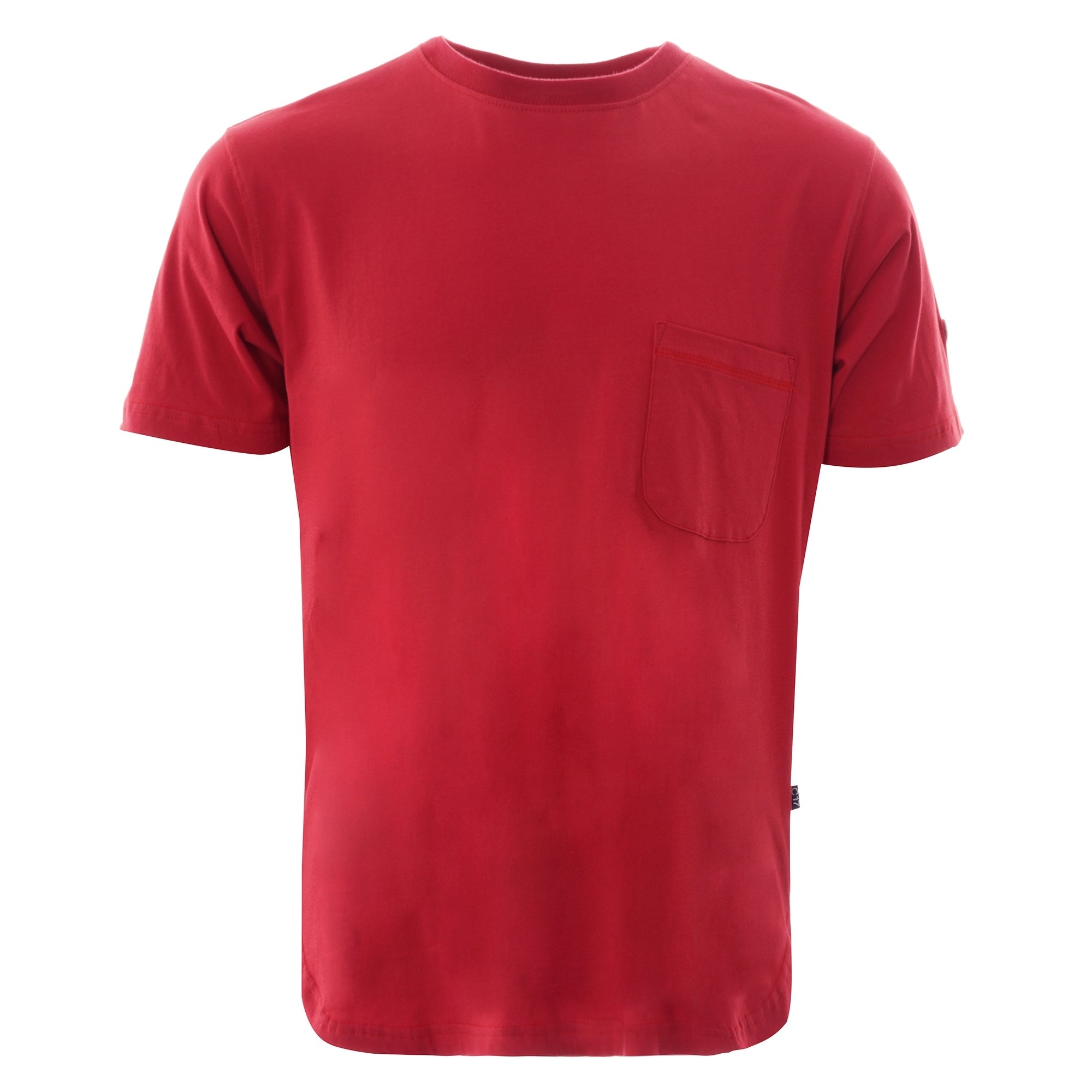 C17 Jeans Patch Pocket Organic Cotton T-Shirt - Red