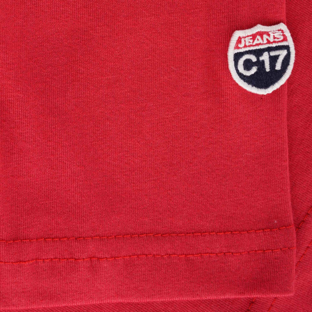 C17 Jeans Patch Pocket Organic Cotton T-Shirt - Red