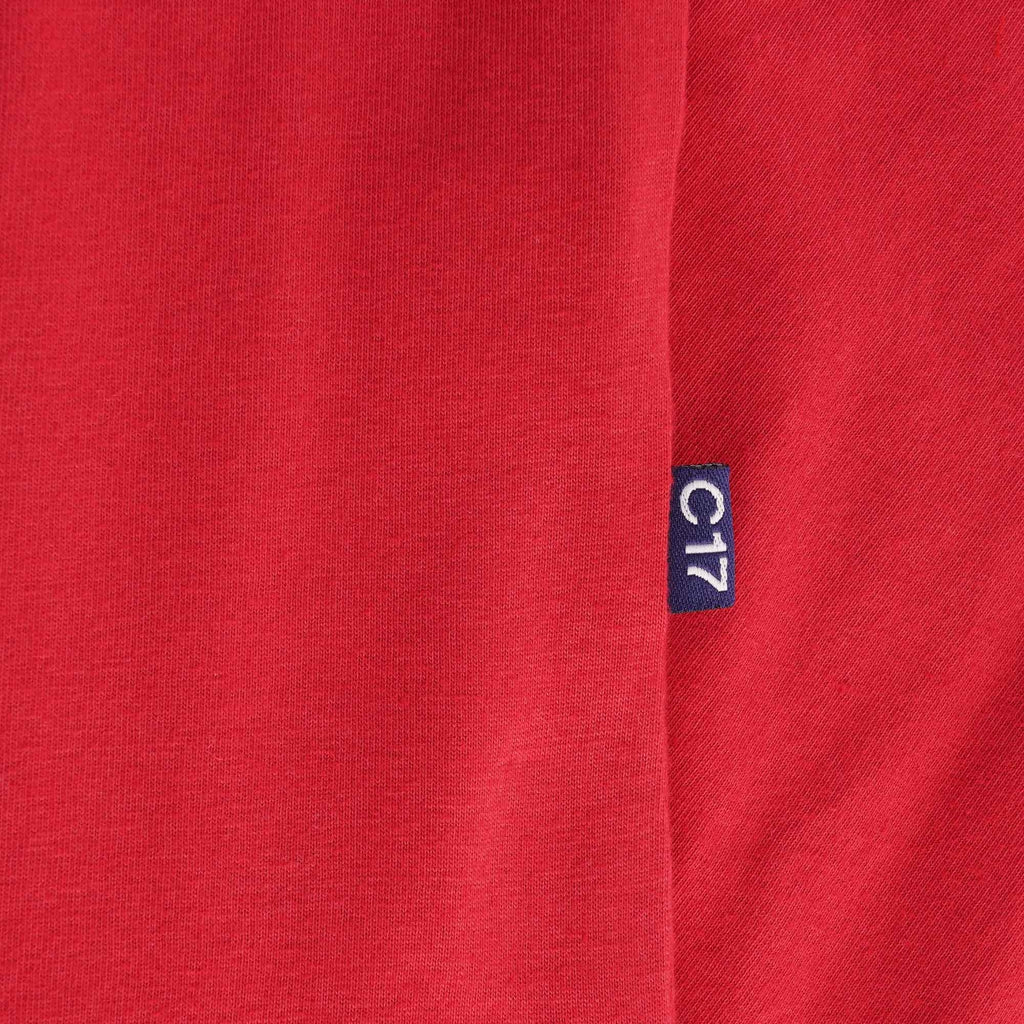 C17 Jeans Patch Pocket Organic Cotton T-Shirt - Red