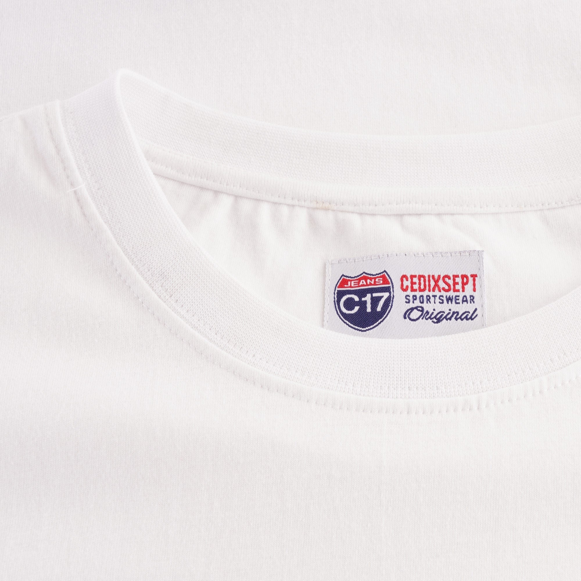 C17 Jeans Patch Pocket Organic Cotton T-Shirt - White