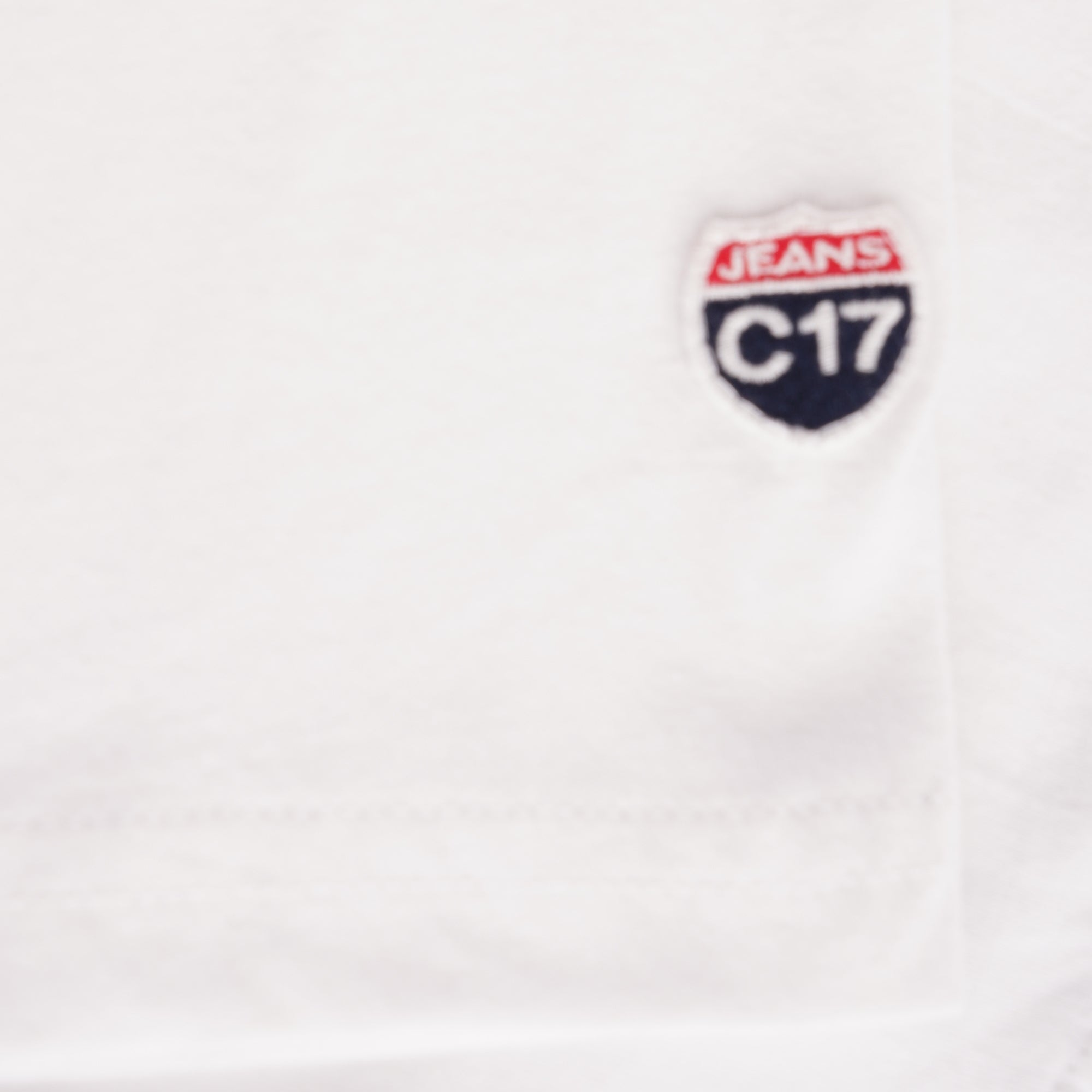 C17 Jeans Patch Pocket Organic Cotton T-Shirt - White