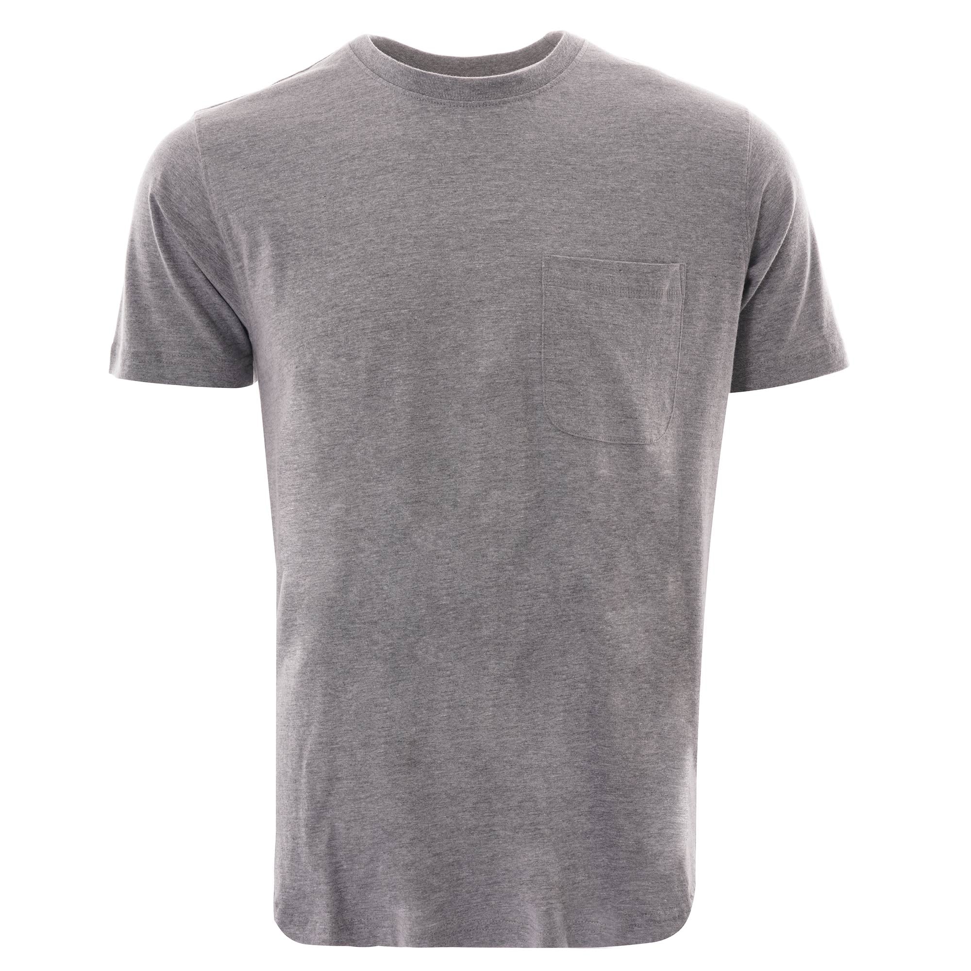 C17 Jeans Patch Pocket Organic Cotton T-Shirt - Grey