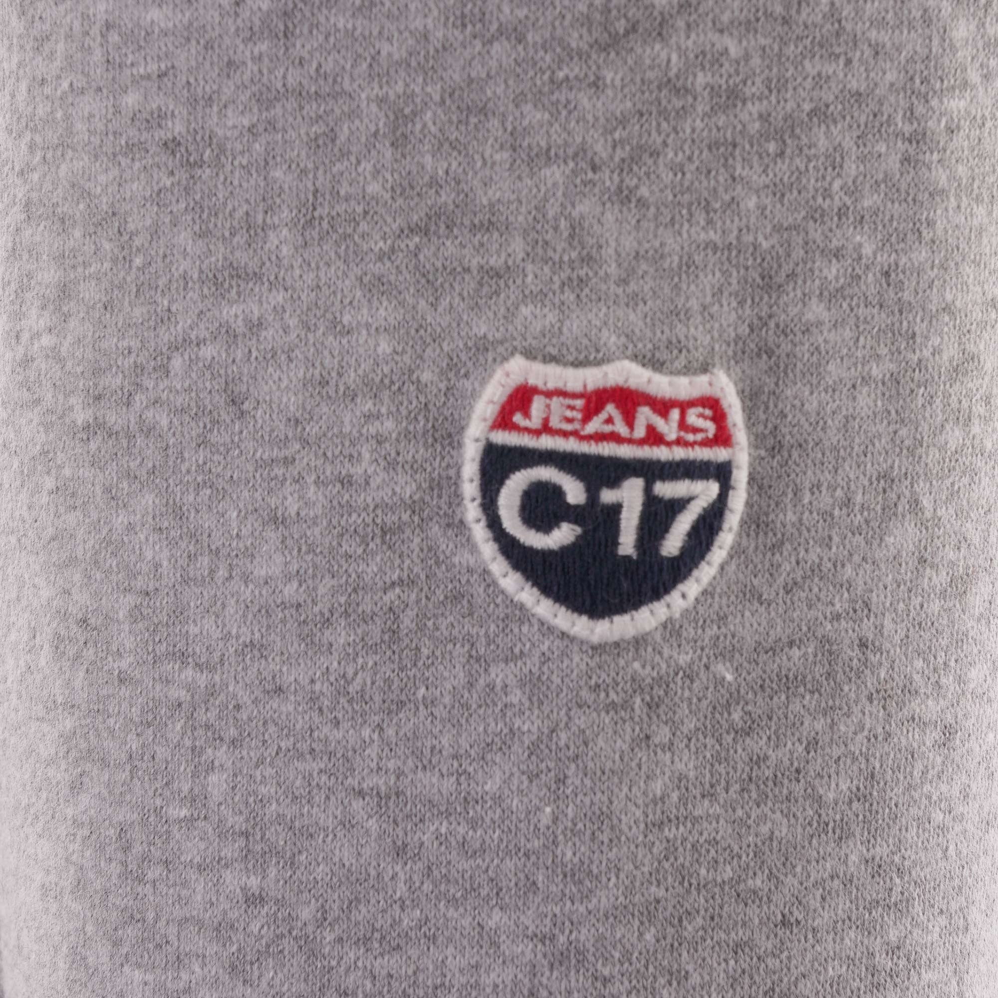 C17 Jeans Hooded Winter Sweatshirt - Grey