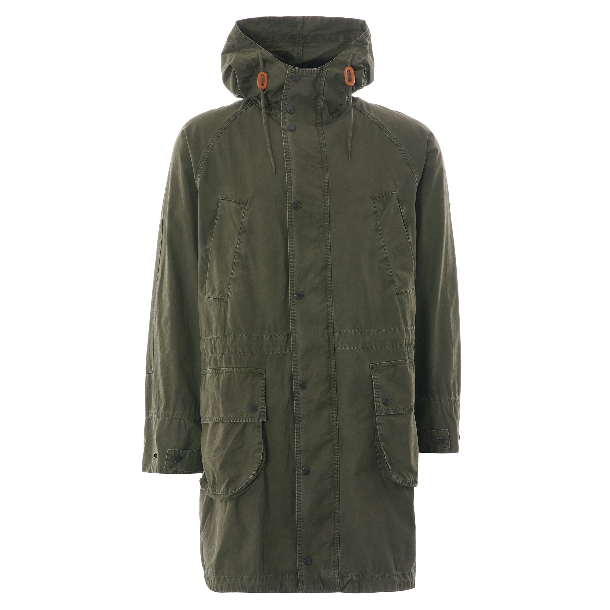Washed Highland Parka - Olive