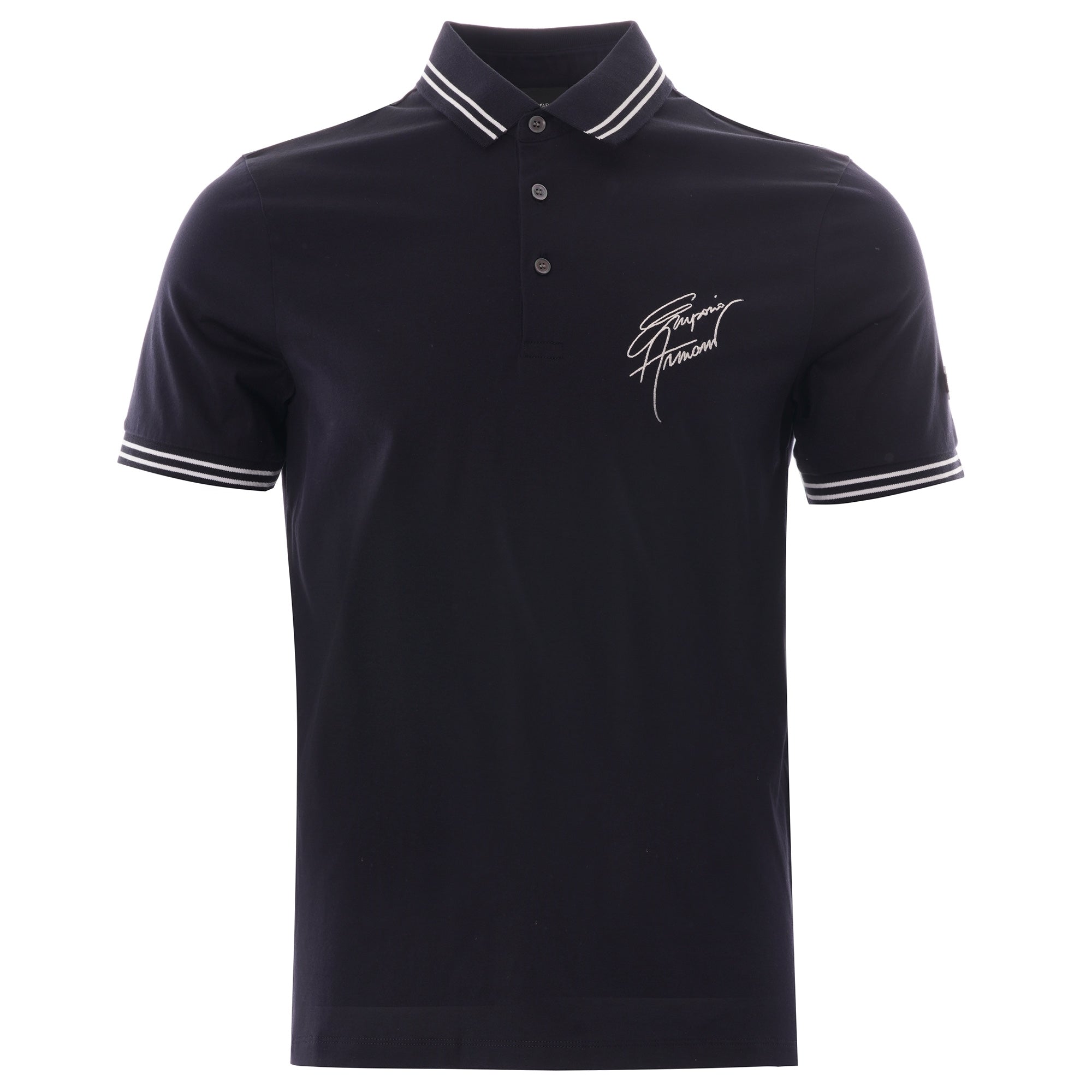 Emporio Armani Script Polo - Blue