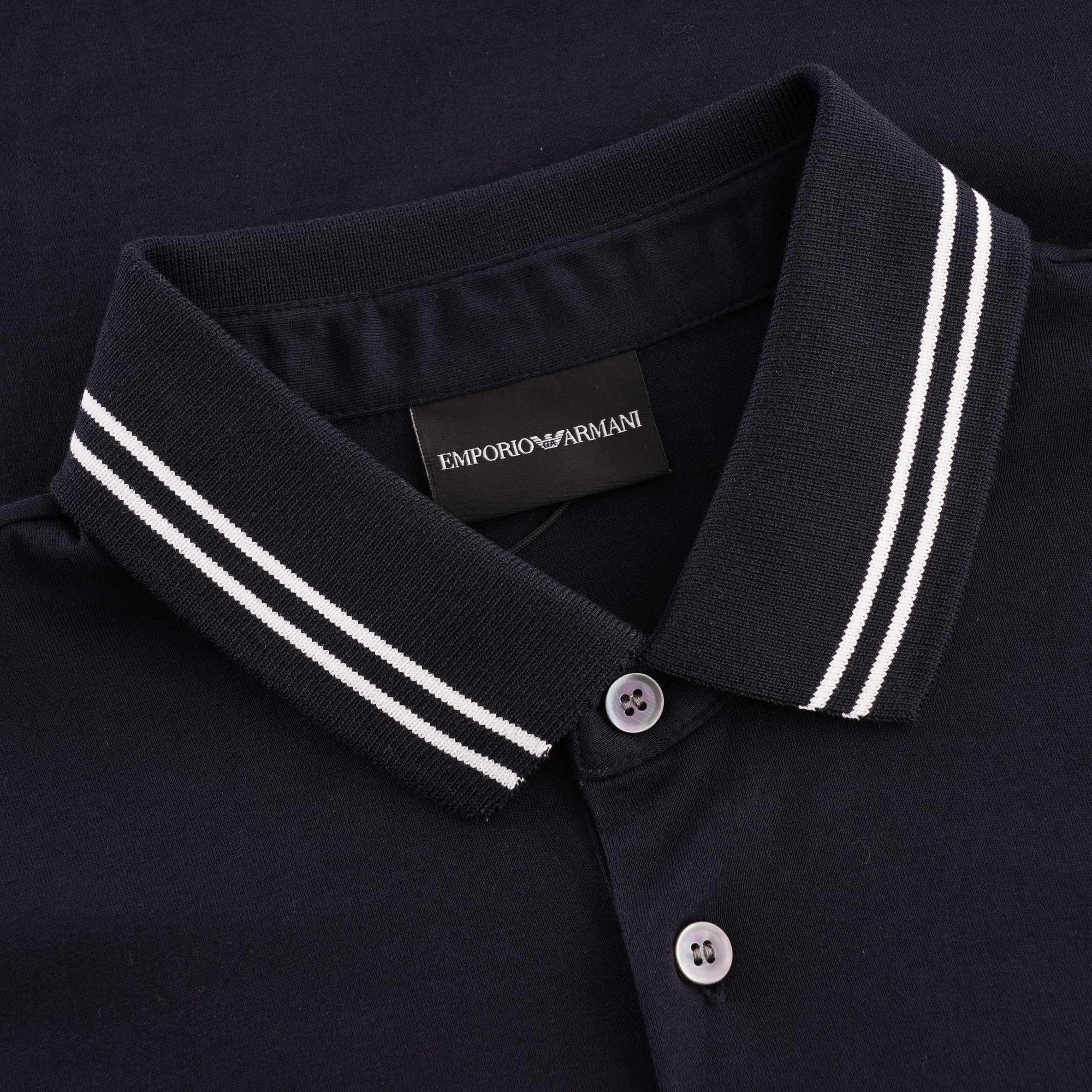 Emporio Armani Script Polo - Blue