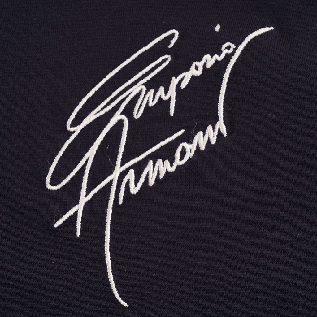 Emporio Armani Script Polo - Blue