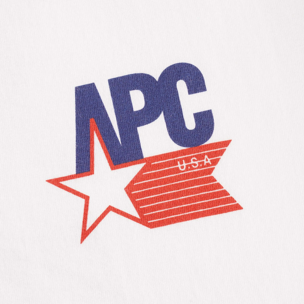 A.P.C. Marcellus USA Logo Tee - White