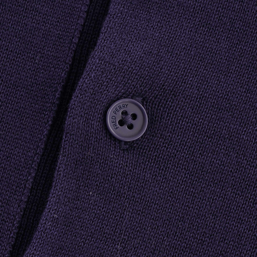 Fred Perry Abstract Tipped Polo - Carbon Blue