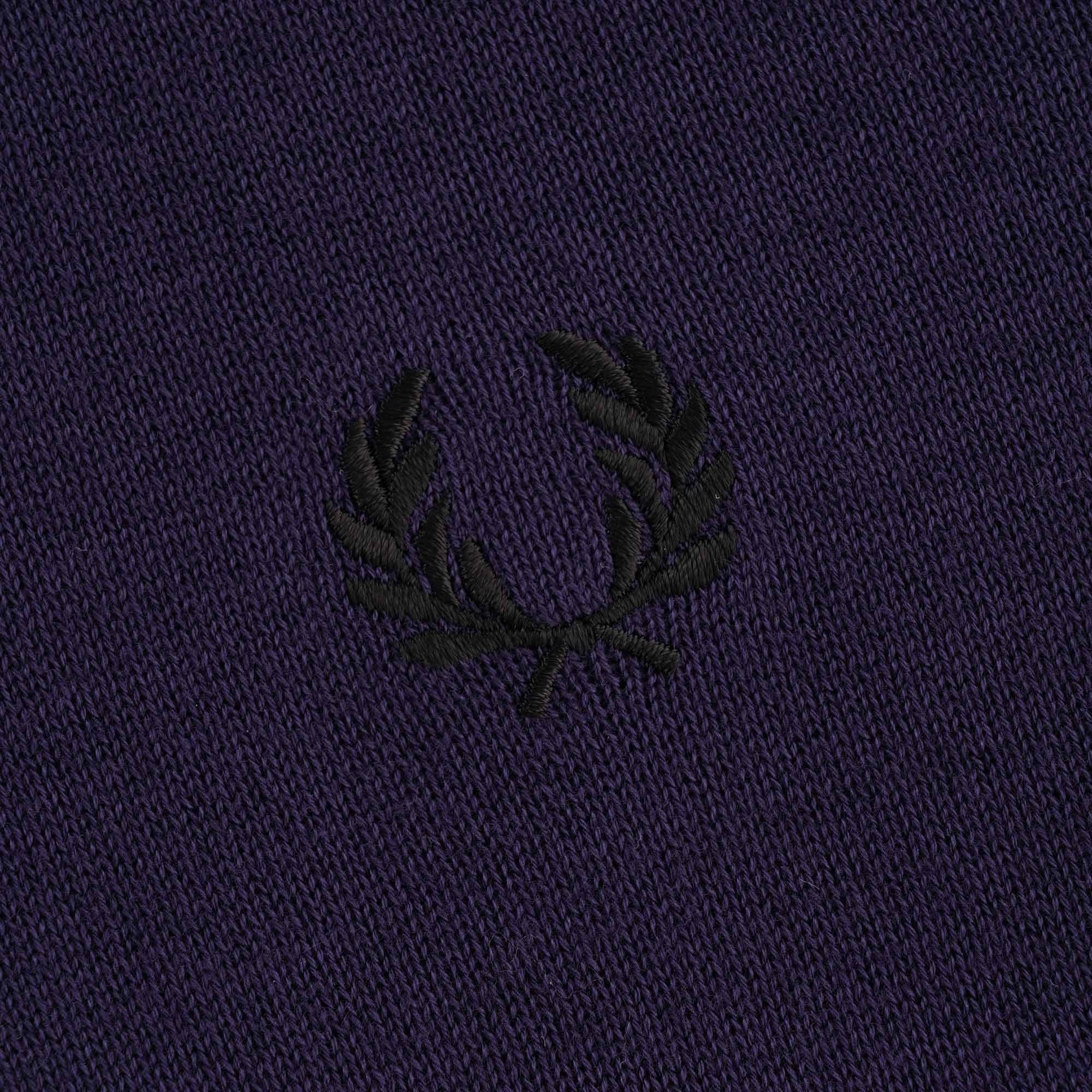 Fred Perry Abstract Tipped Polo - Carbon Blue