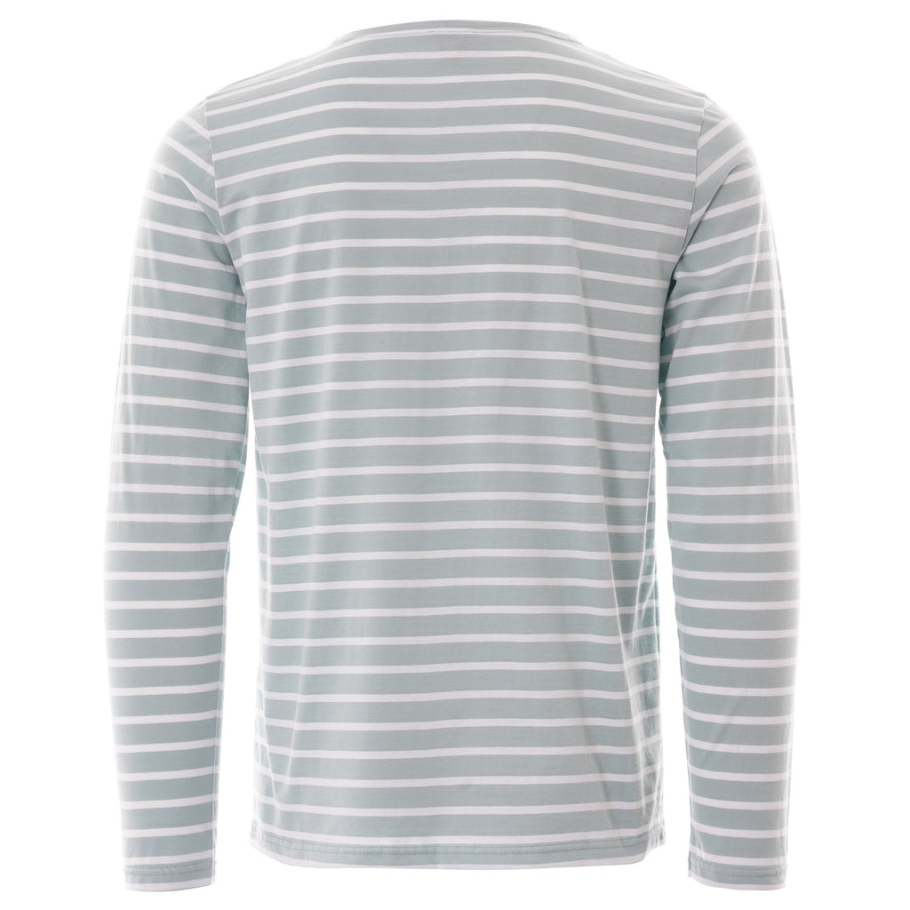 Armor Lux Long Sleeve Breton Striped Mariniere T-Shirt - Mint