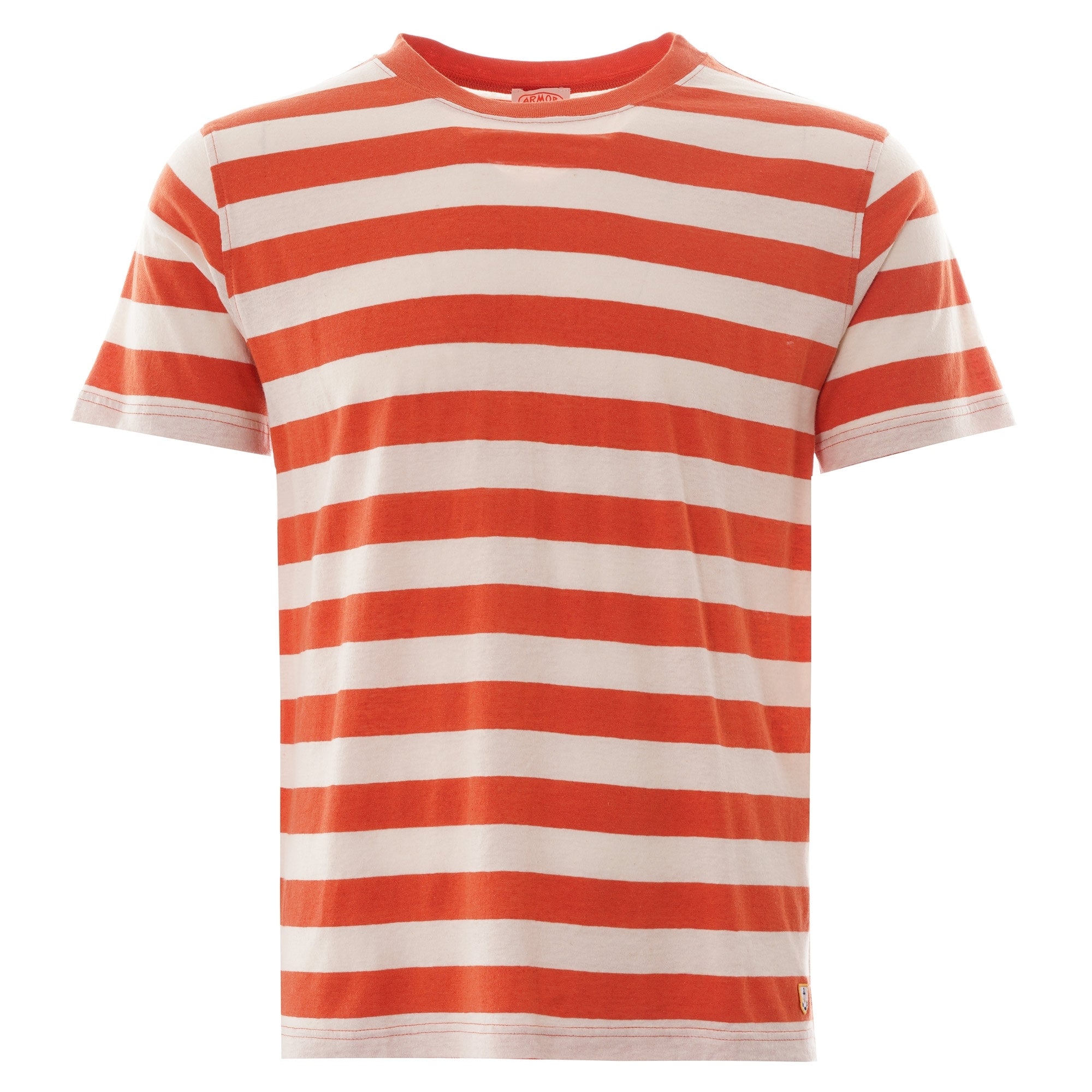 Armor Lux Wide Stripe Tee - Orange