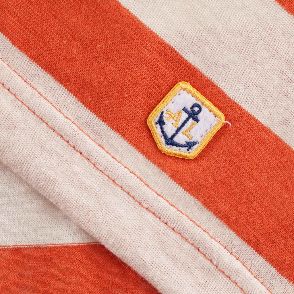 Armor Lux Wide Stripe Tee - Orange