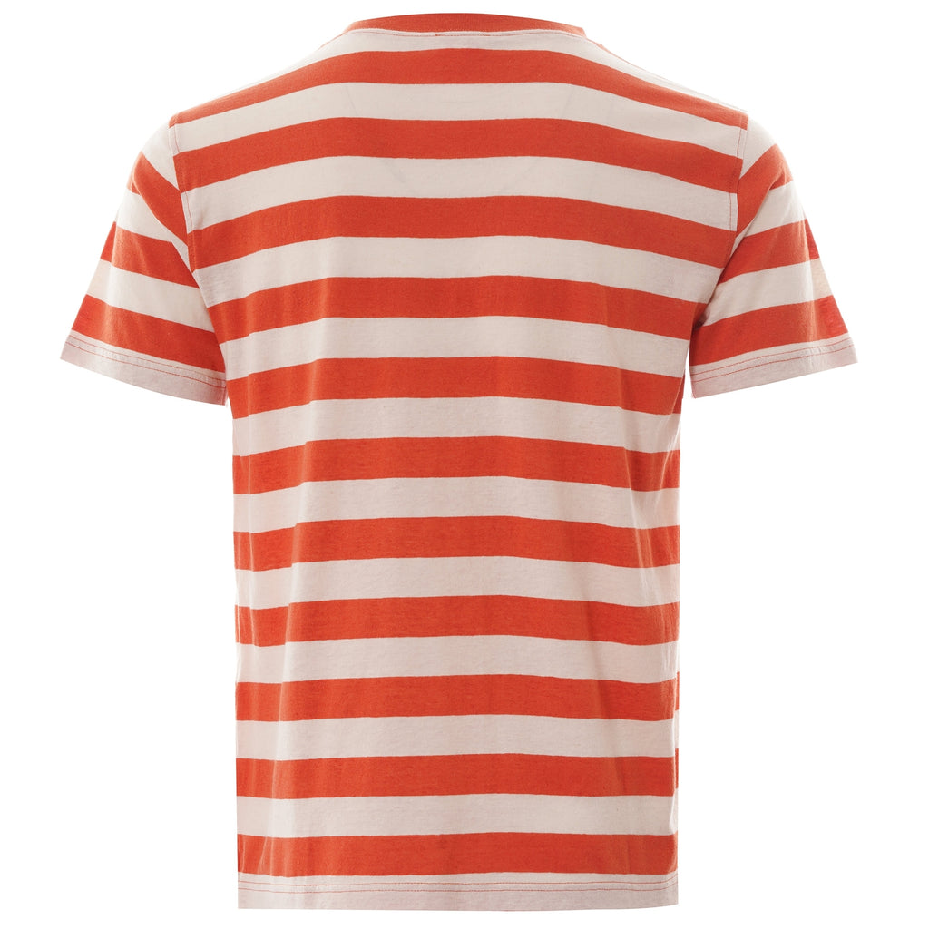Armor Lux Wide Stripe Tee - Orange