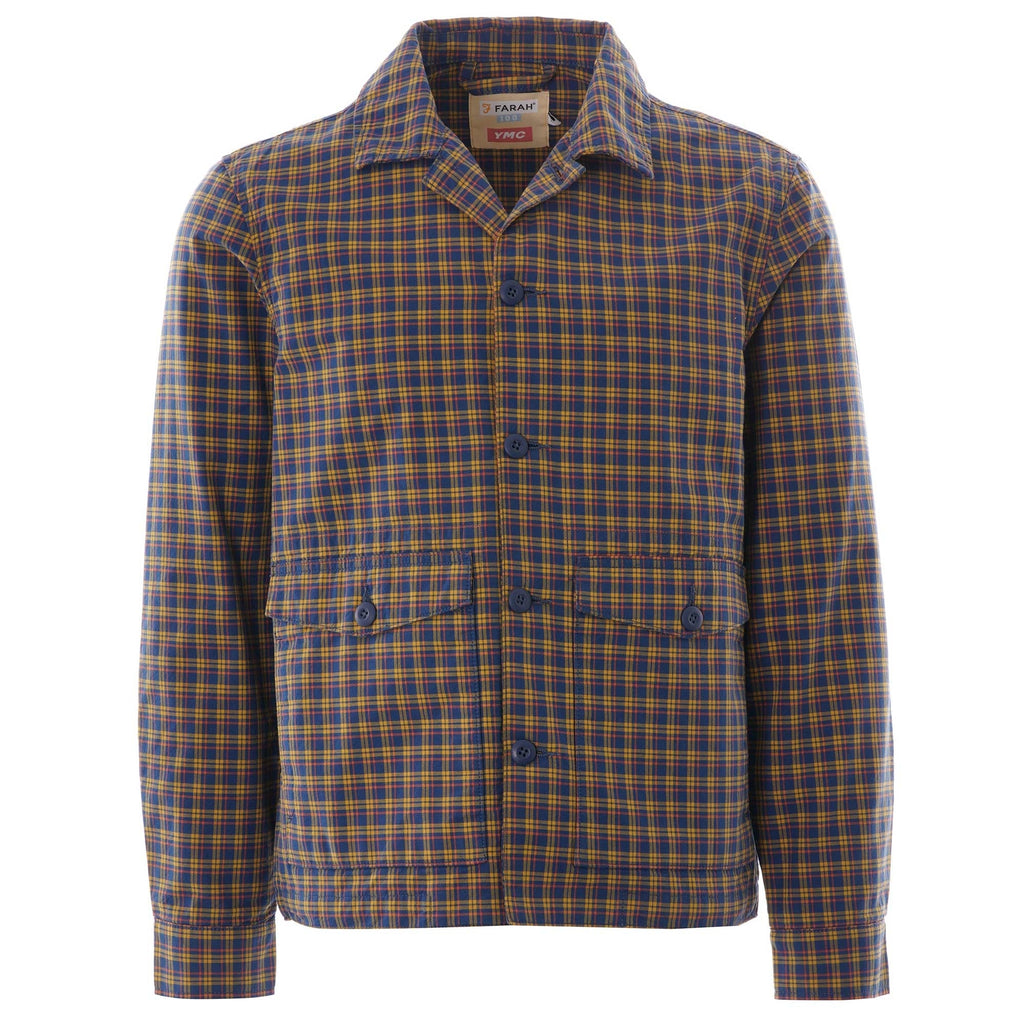 Madras Check Jacket - Sailor Blue