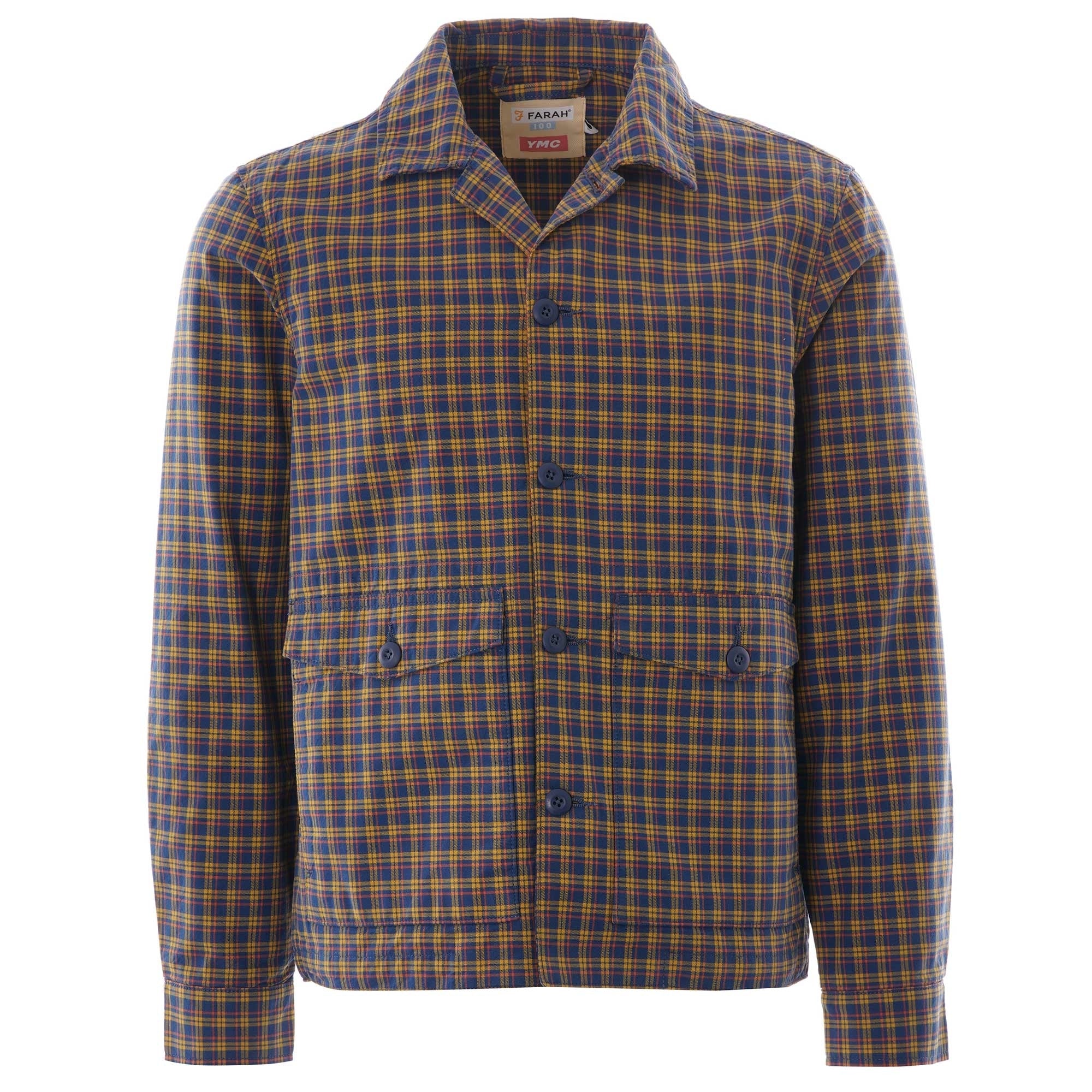 Madras Check Jacket - Sailor Blue