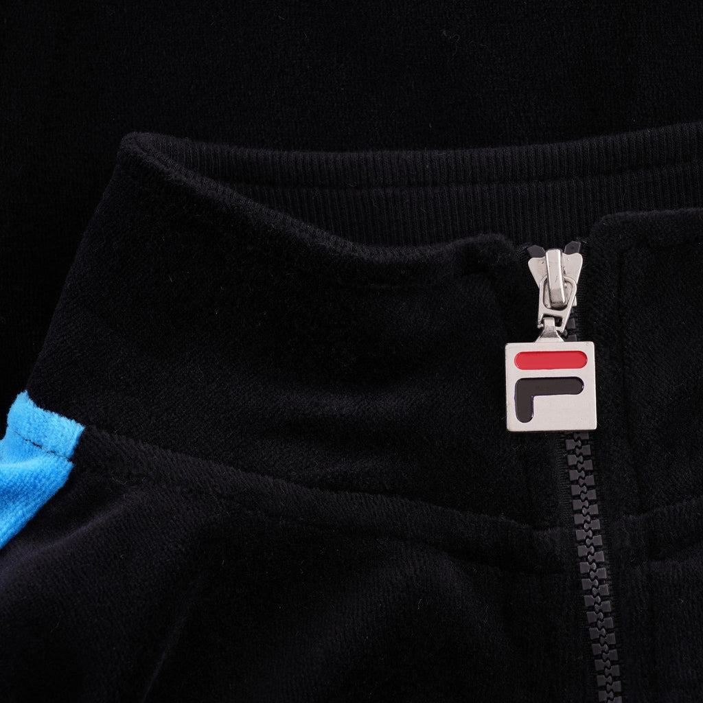 Fila Vintage Shay Velour Track Jacket - Black
