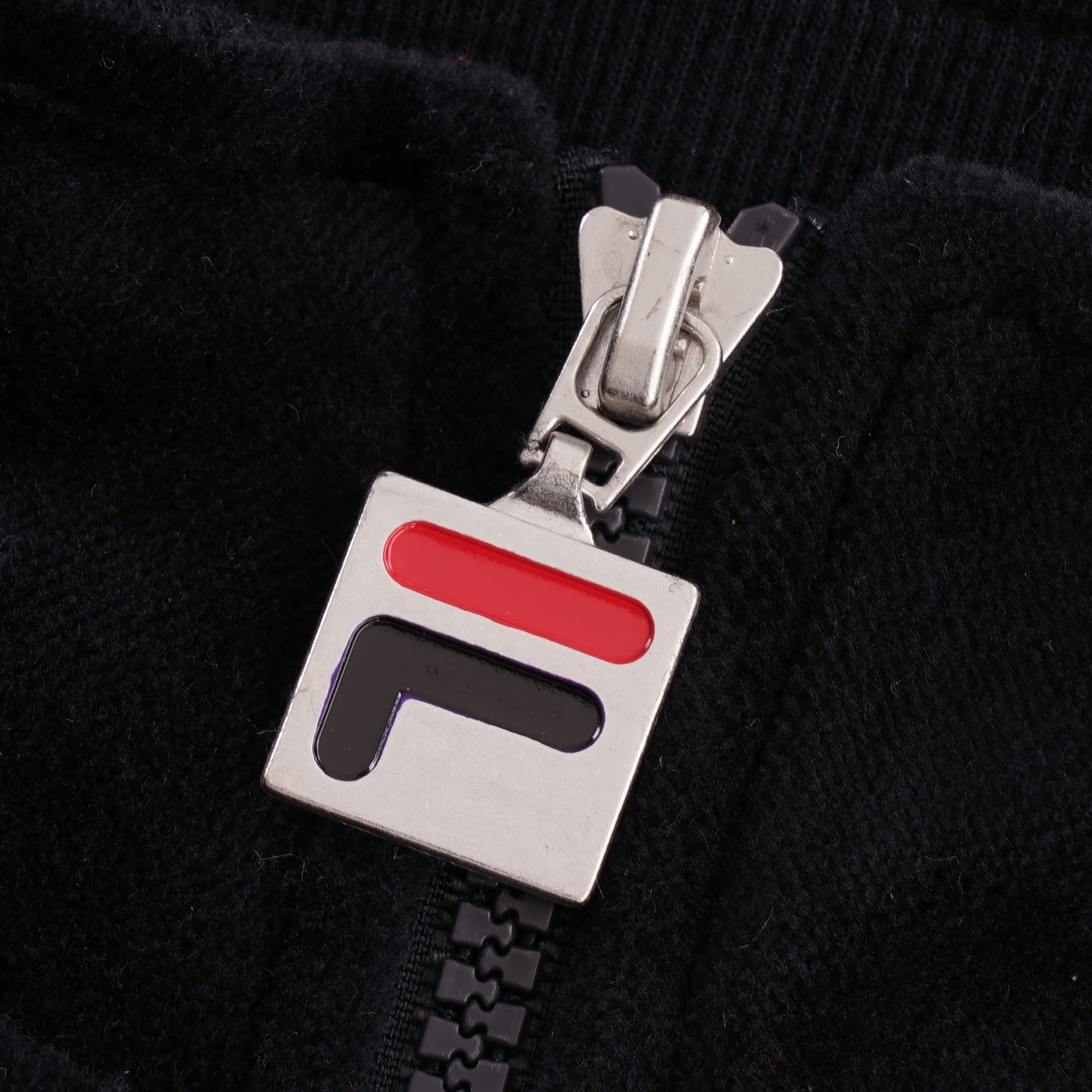Fila Vintage Shay Velour Track Jacket - Black