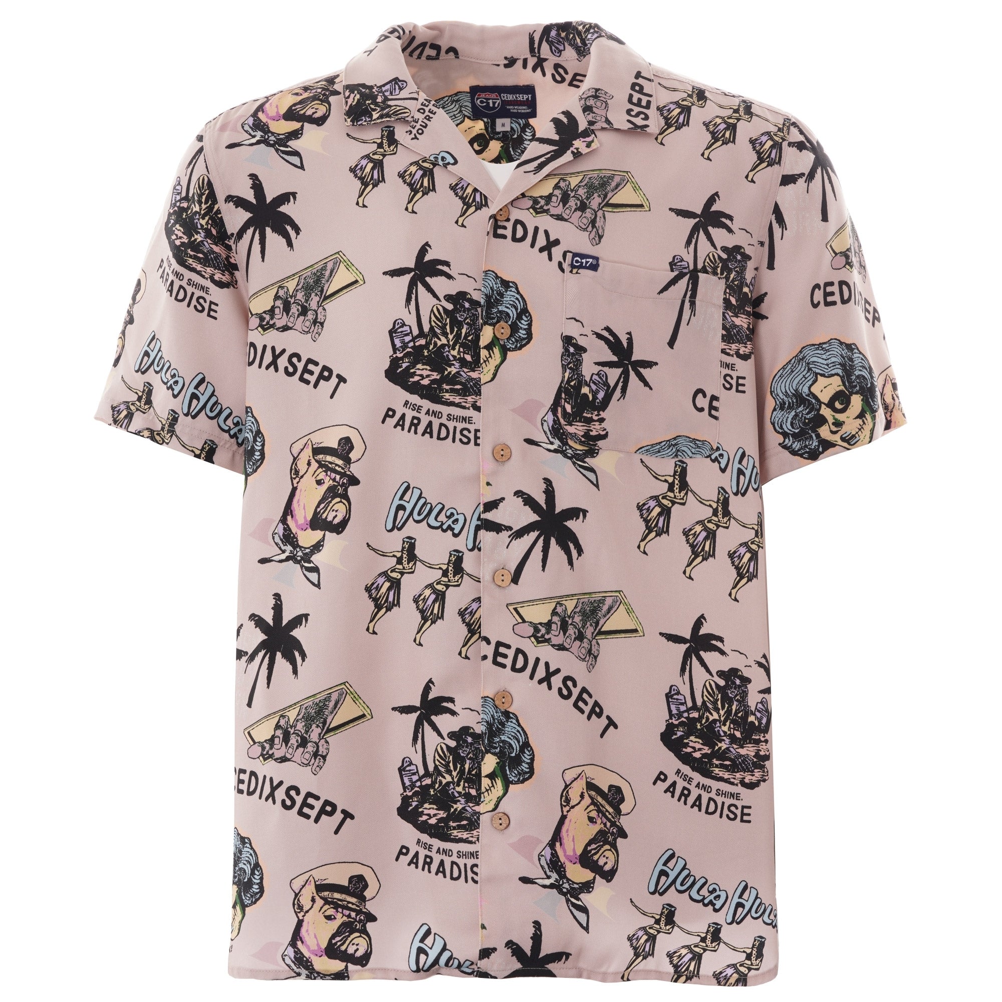 C17 Jeans Paradise Lost Shirt - Ecru