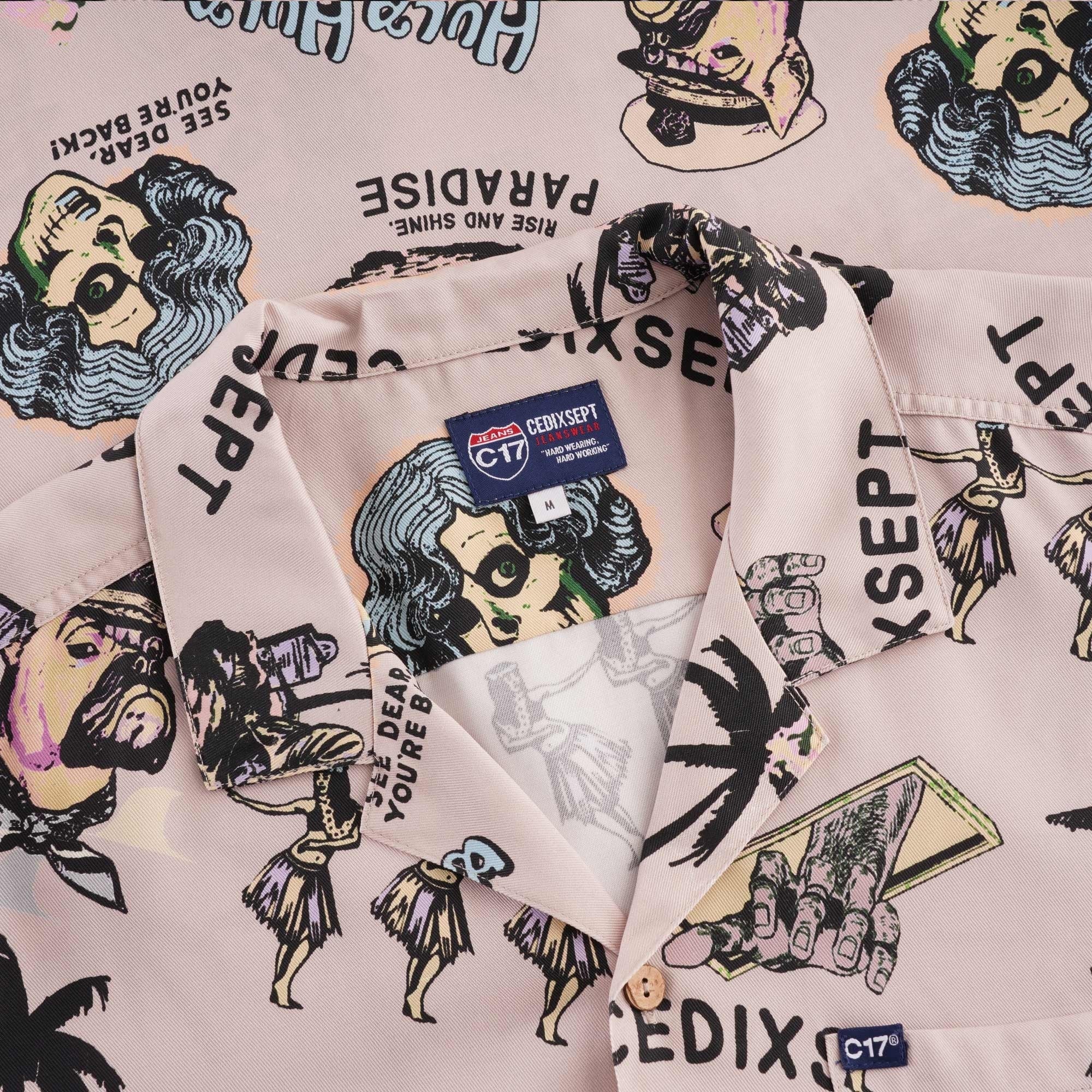 C17 Jeans Paradise Lost Shirt - Ecru