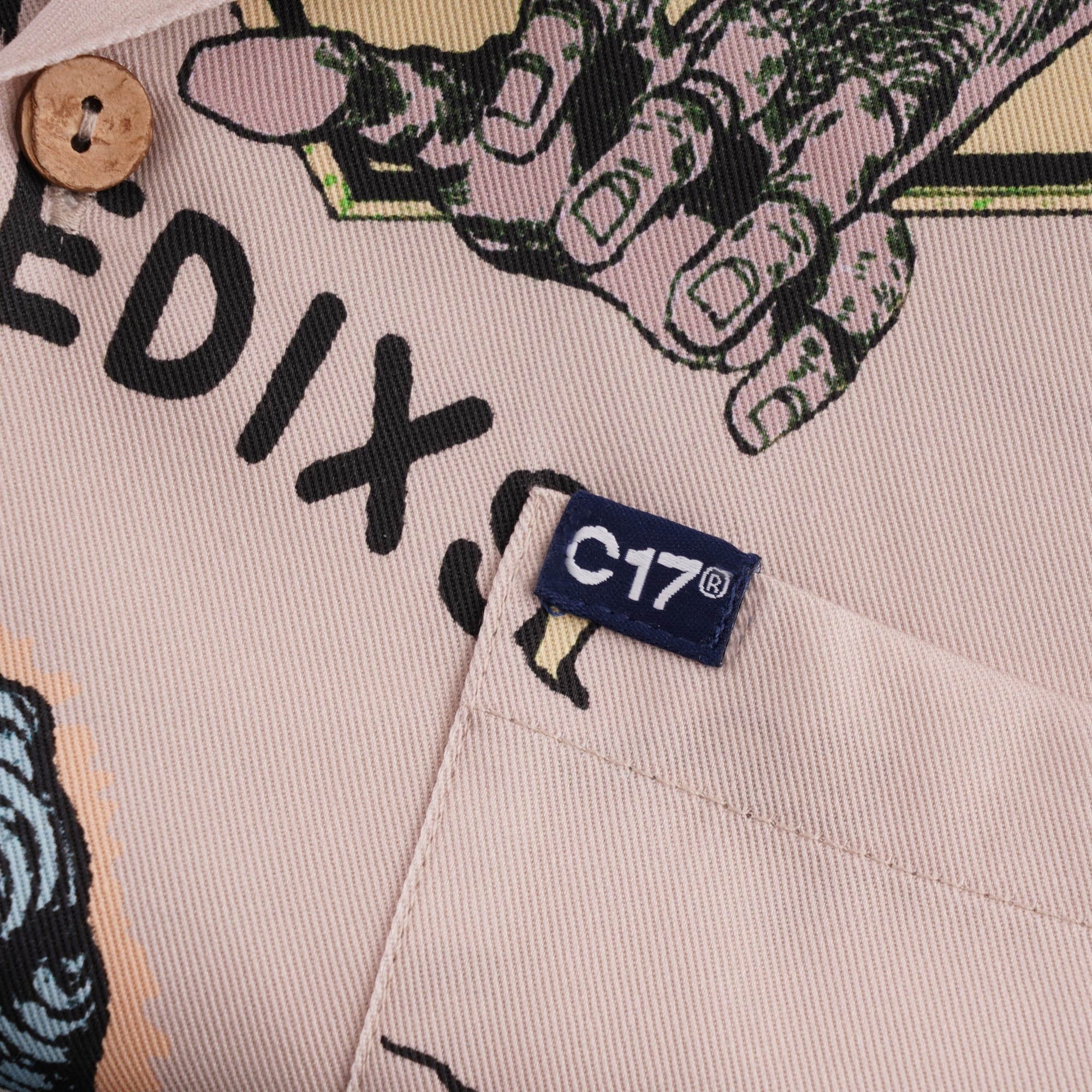 C17 Jeans Paradise Lost Shirt - Ecru