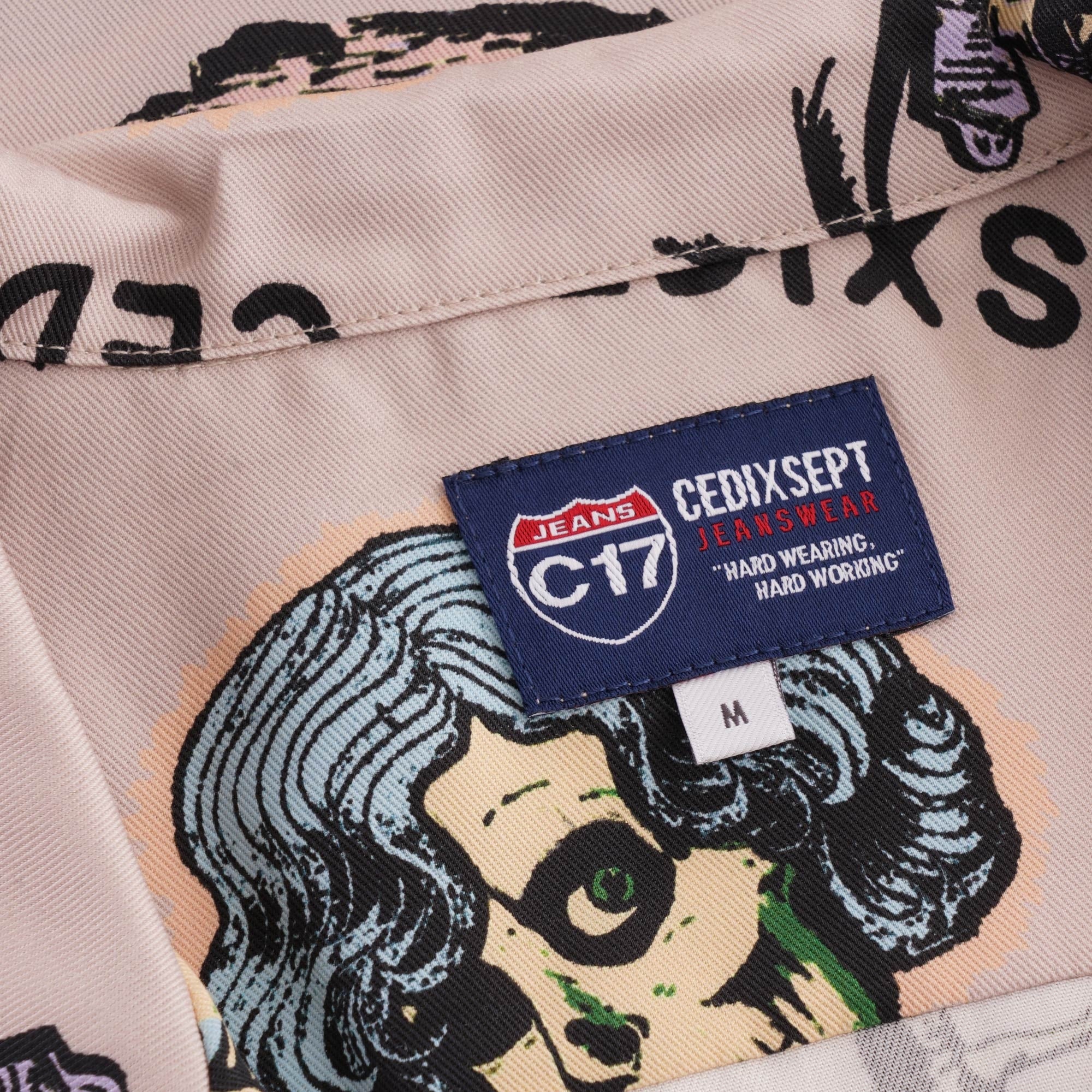 C17 Jeans Paradise Lost Shirt - Ecru