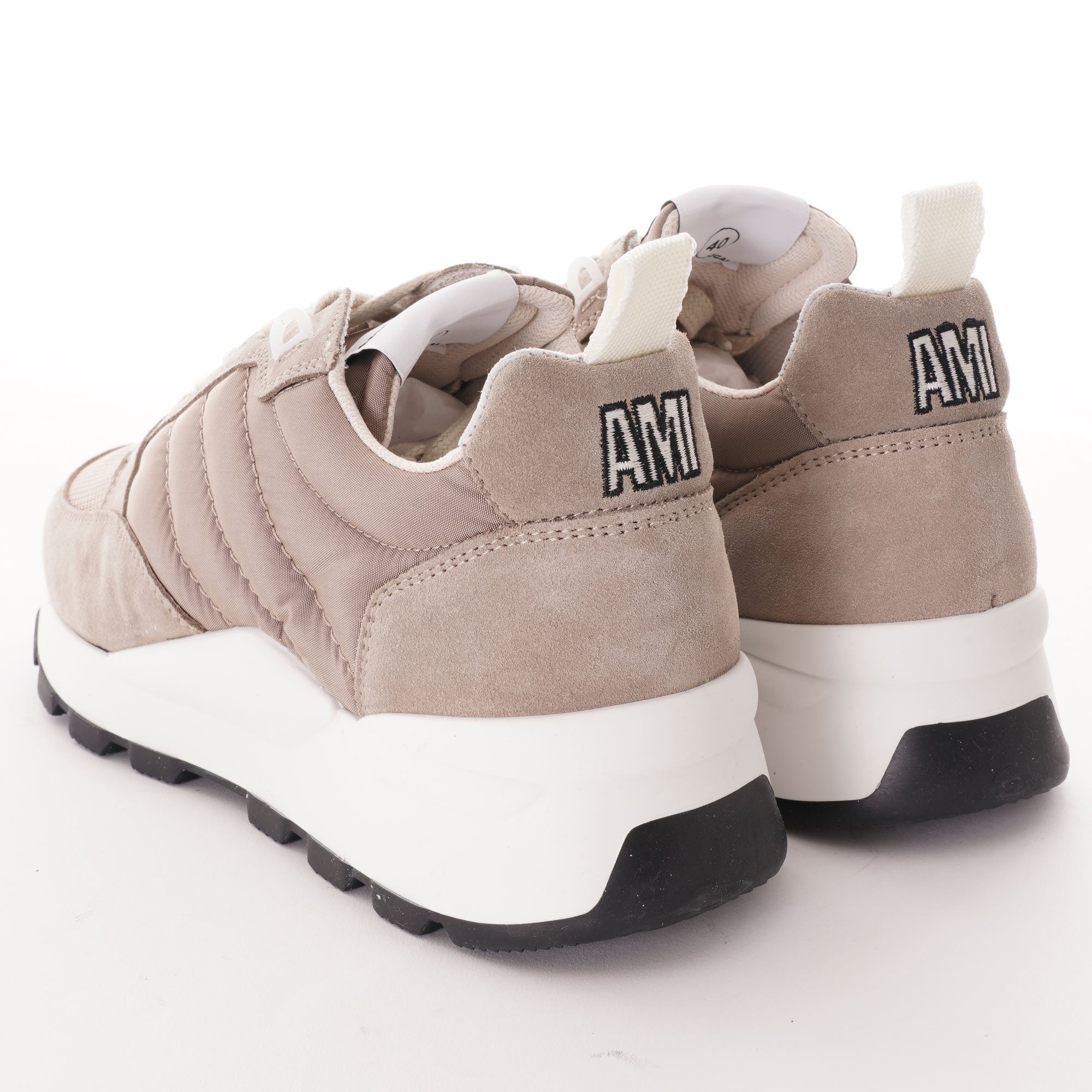 AMI Paris Spring Low Sneakers - Taupe