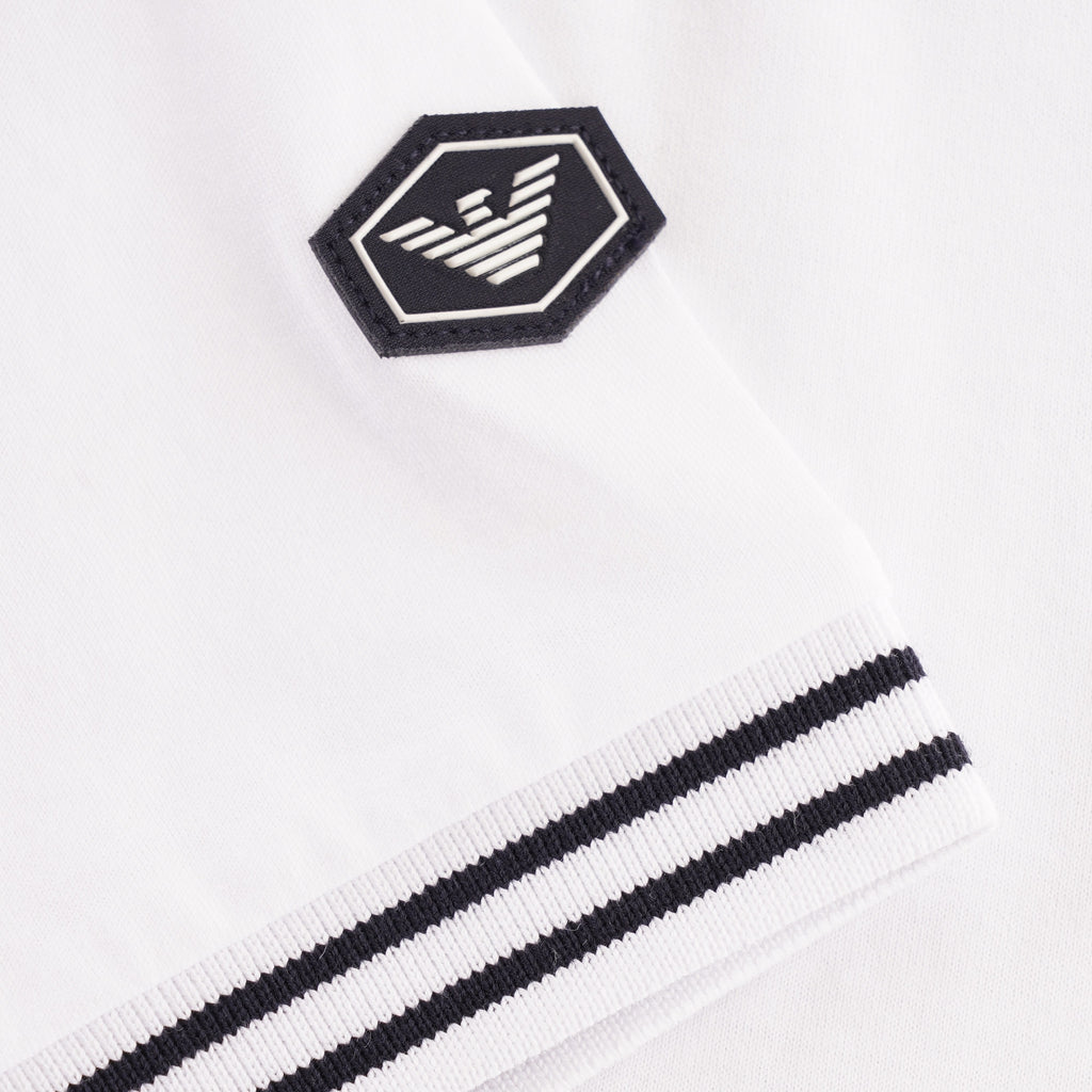 Emporio Armani Script Polo - Bianco