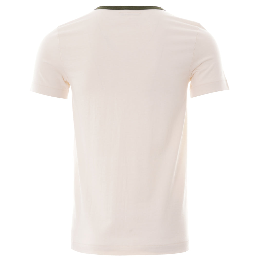 Retro Sport Tee - Natural/Army