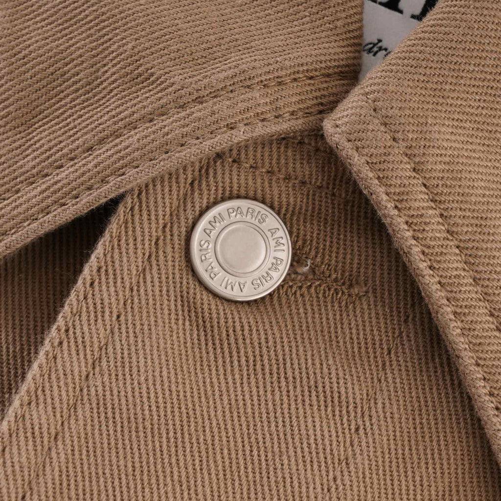 AMI Patch Pockets Jacket - Taupe