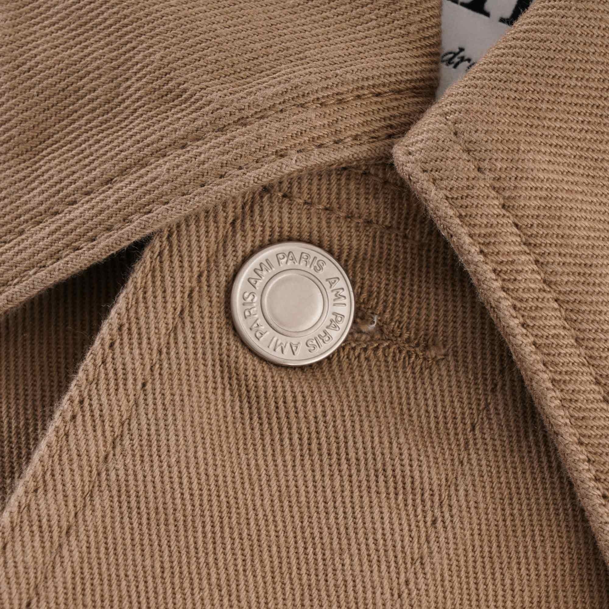 AMI Patch Pockets Jacket - Taupe