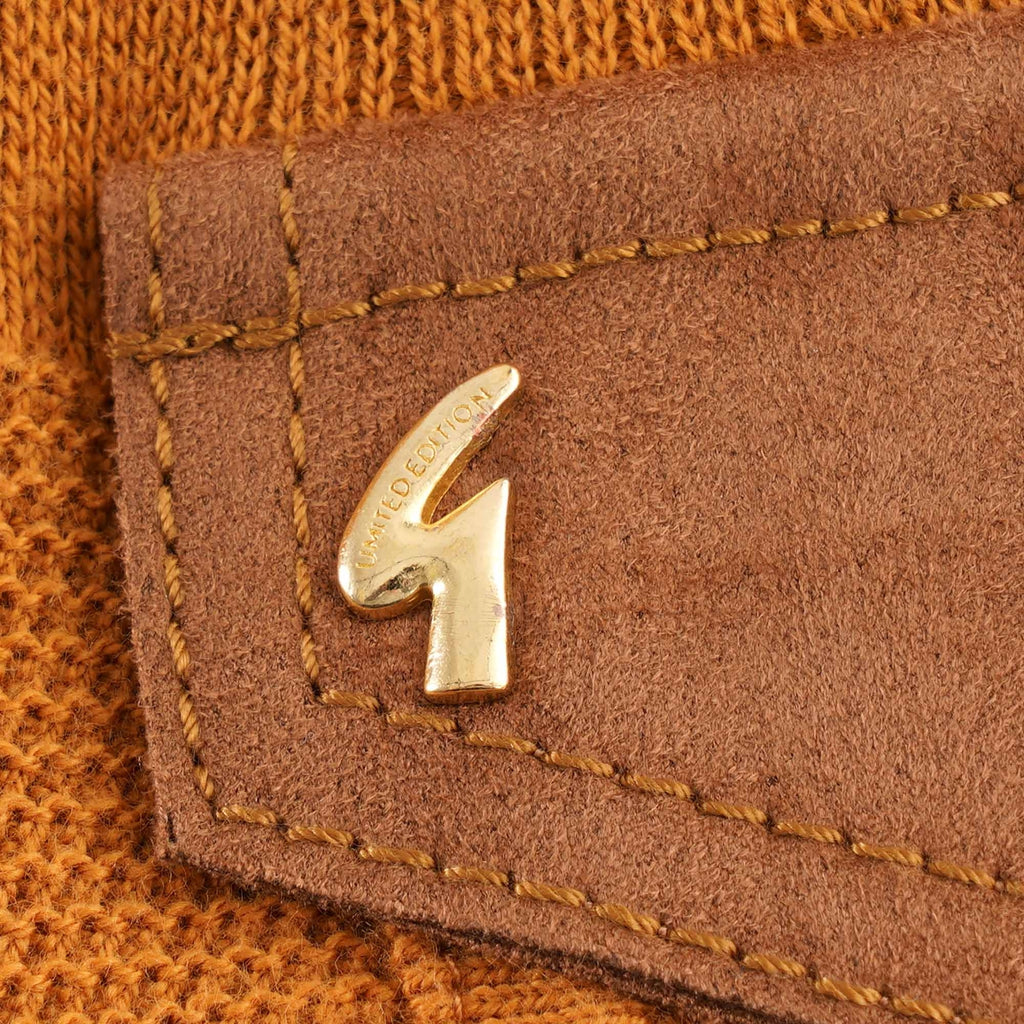 Gabicci Vintage Button Through Polo - Hay