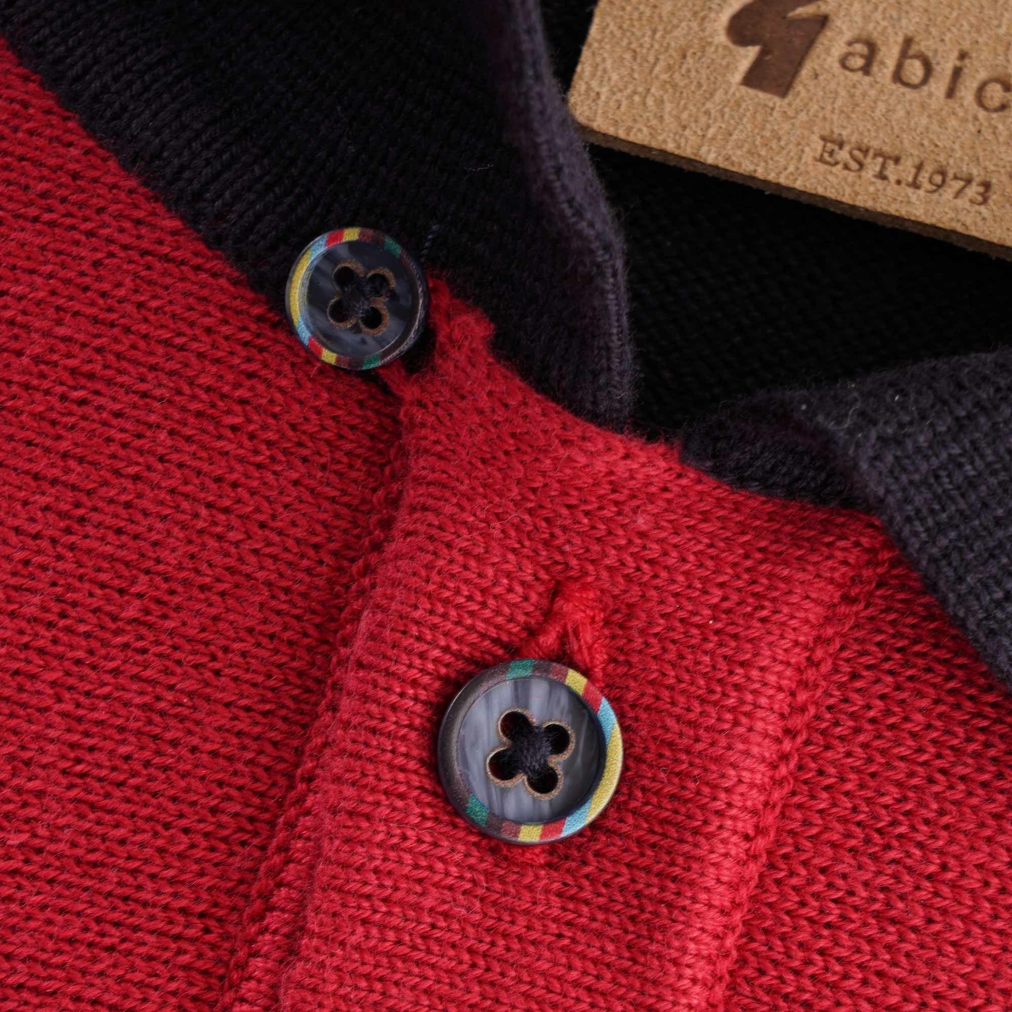 Gabicci Vintage Casbah Multi Stripe Polo - Navy