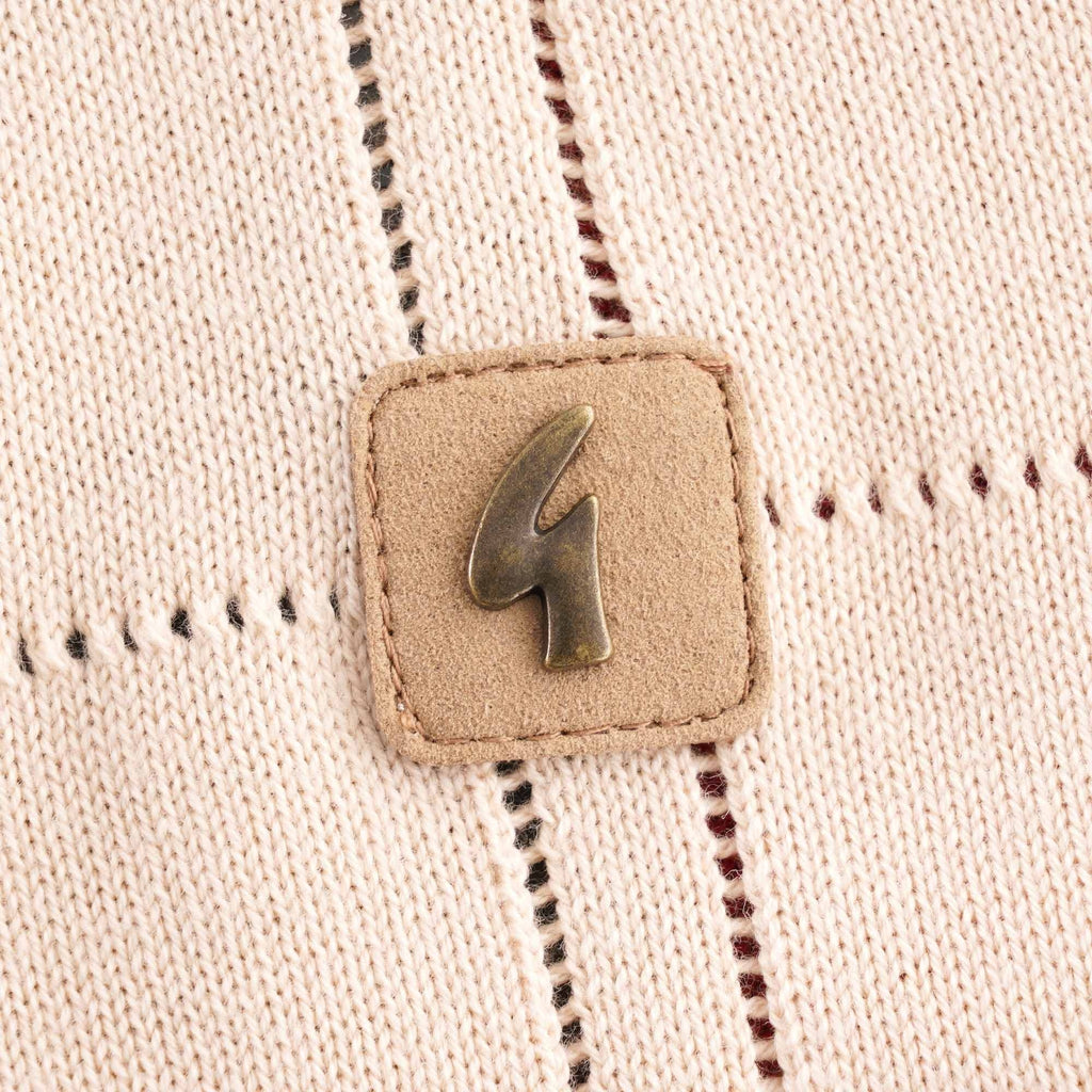Gabicci Vintage Morgan Airtex Button Through Polo - Lava