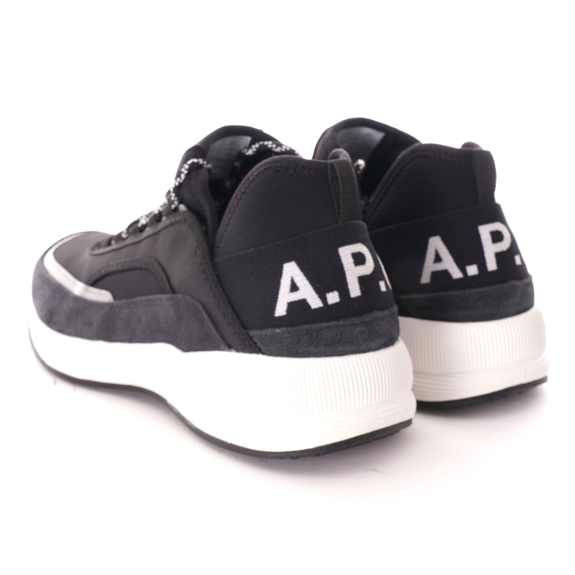A.P.C. Run Around Sneaker - Anthracite – Stuarts London