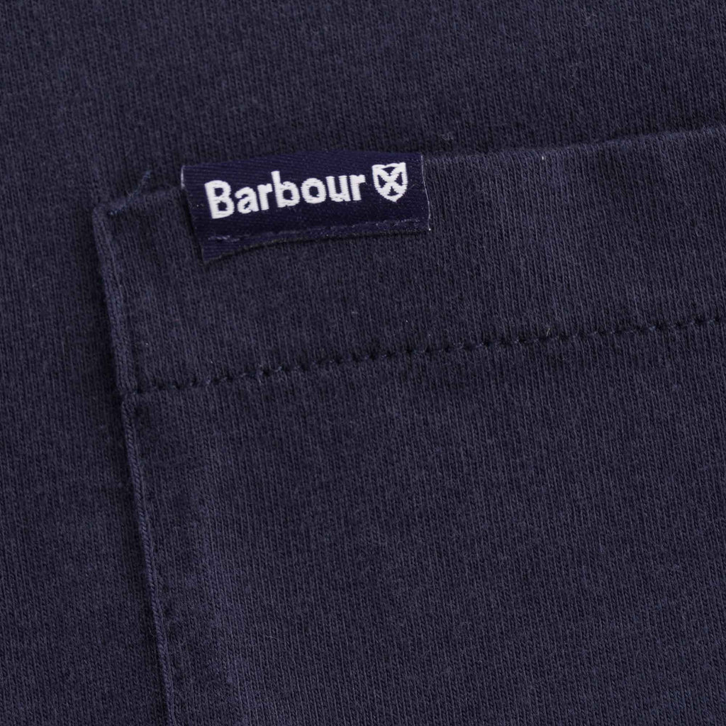 Barbour Logo Pocket Tee - Navy