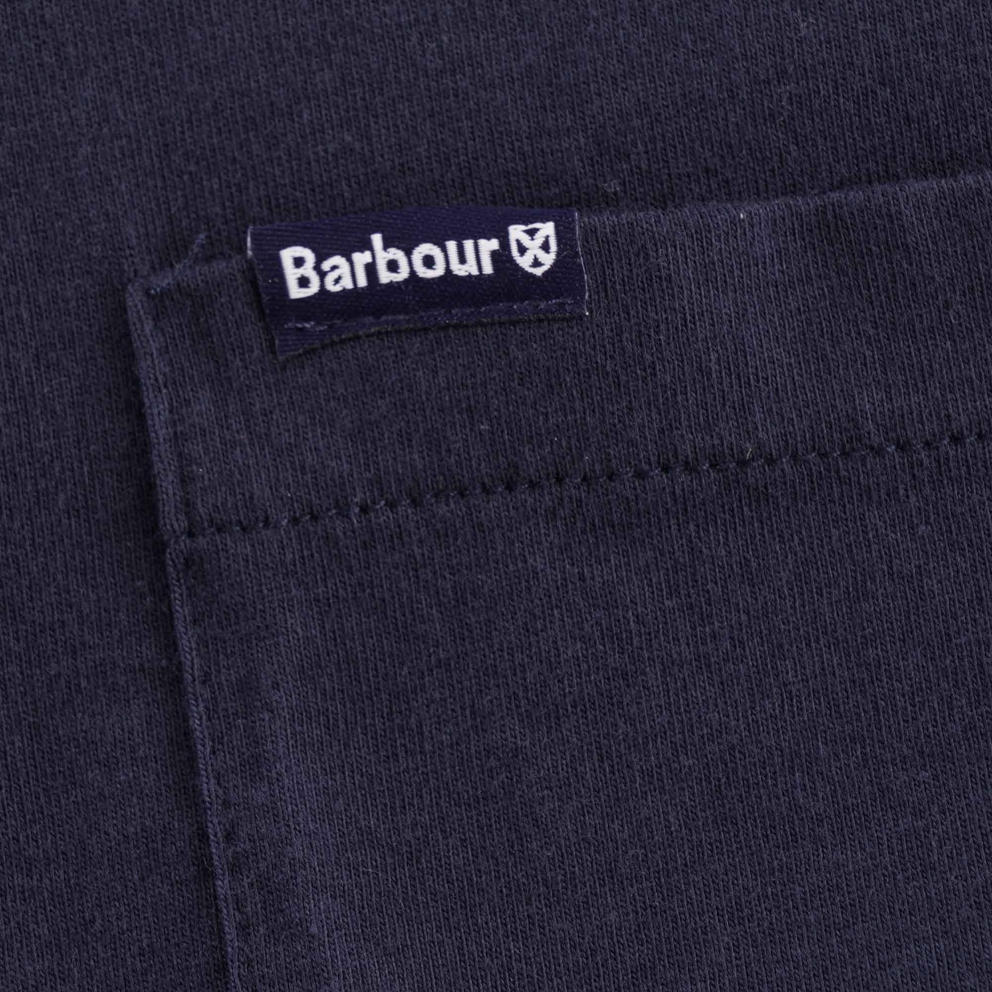 Barbour Logo Pocket Tee - Navy