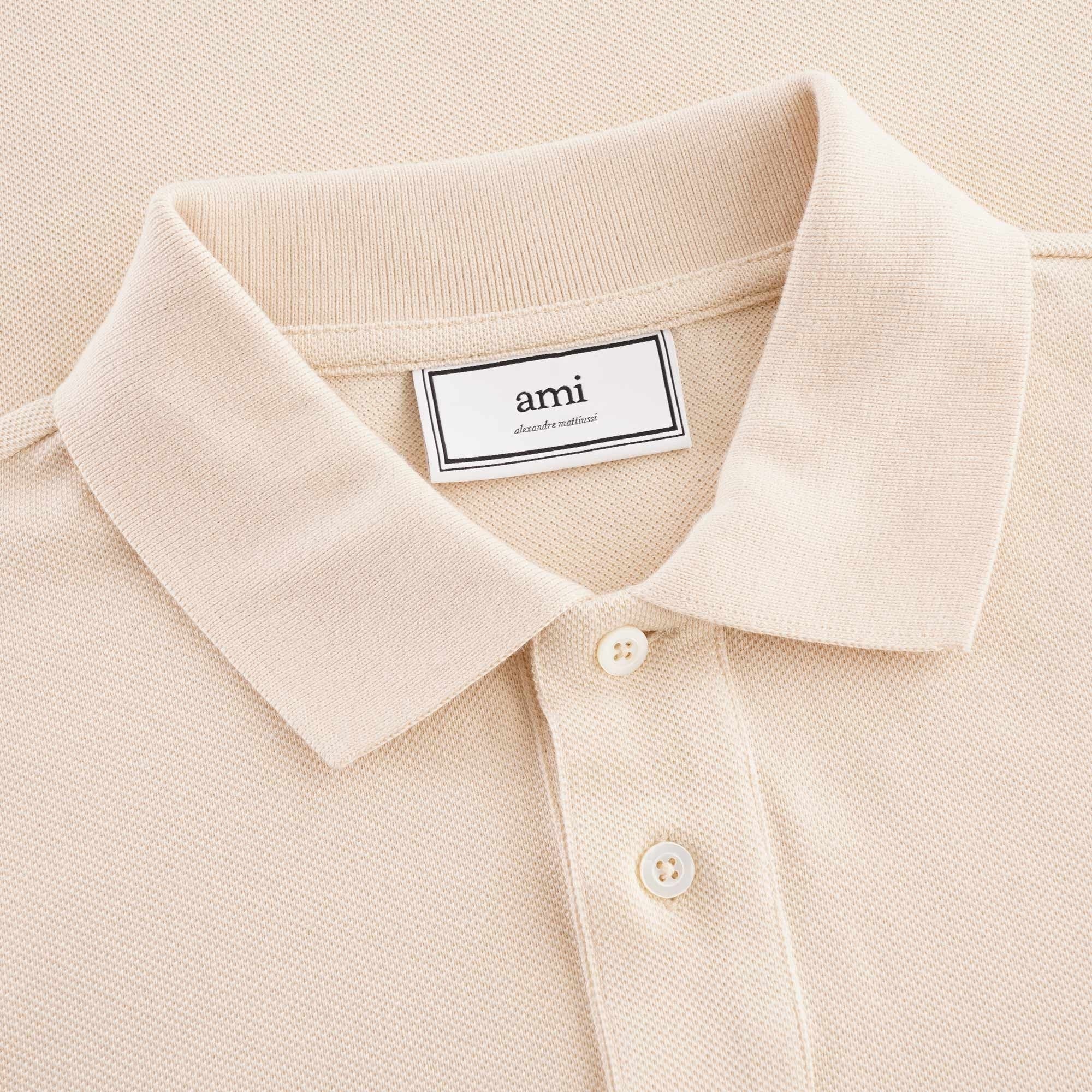 AMI De Coeur Polo Shirt - Off White