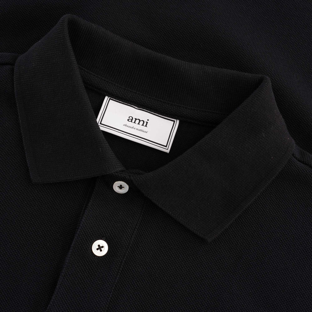 AMI De Coeur Polo Shirt - Black