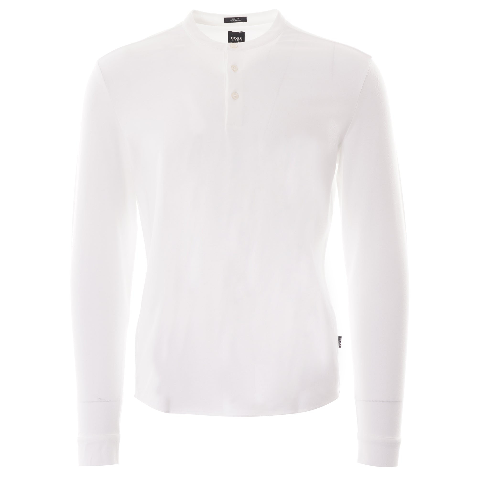 Boss Henley Shirt - White