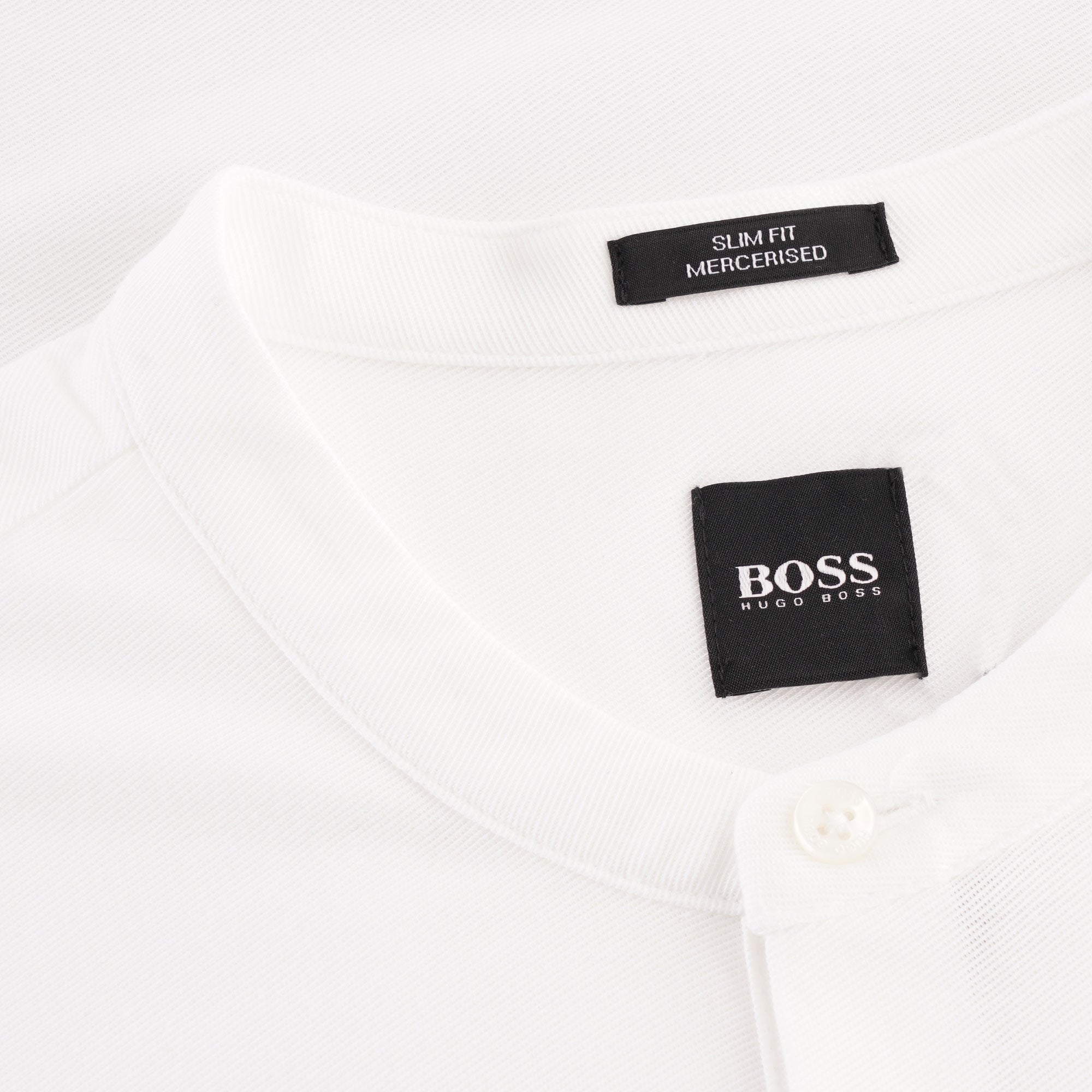 Boss Henley Shirt - White